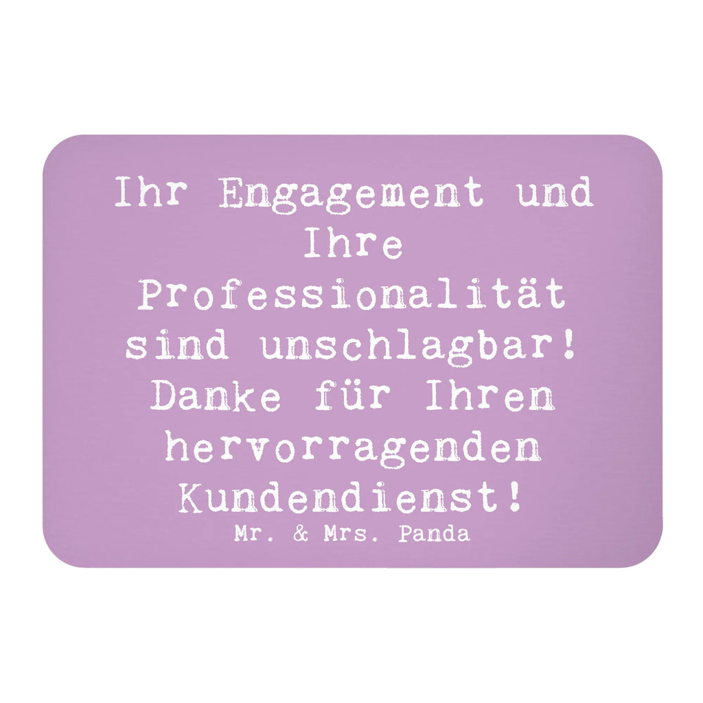 Magnet Saying Ihr Engagement und Ihre Professionalität sind unschlagbar! Danke für Ihren hervorragenden Kundendienst! Kühlschrankmagnet, Pinnwandmagnet, Souvenir Magnet, Motivmagnete, Dekomagnet, Whiteboard Magnet, Notiz Magnet, Kühlschrank Dekoration