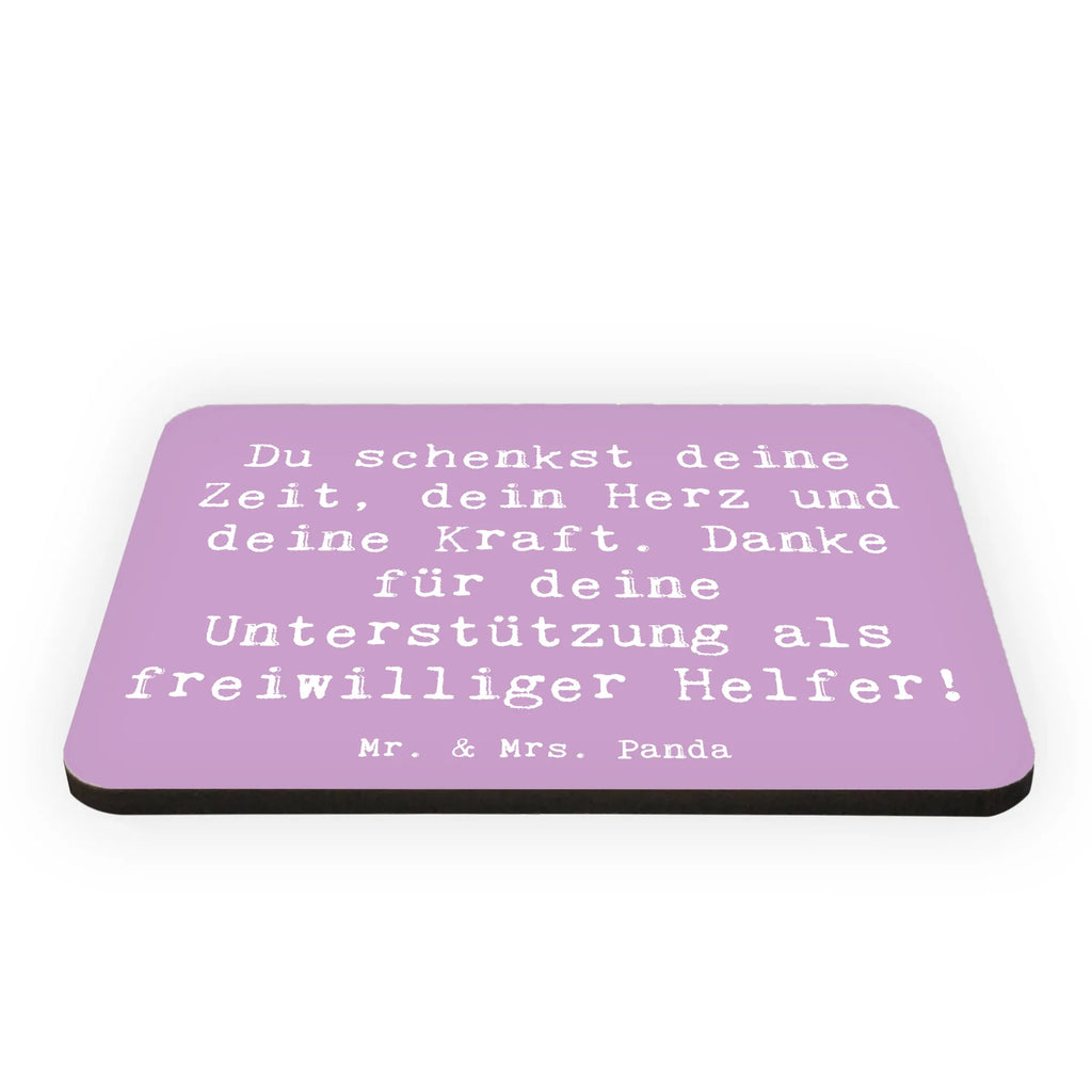 Magnet Du schenkst deine Zeit, dein Herz und deine Kraft. Danke für deine Unterstützung als freiwilliger Helfer! Kühlschrankmagnet, Pinnwandmagnet, Souvenir Magnet, Motivmagnete, Dekomagnet, Whiteboard Magnet, Notiz Magnet, Kühlschrank Dekoration