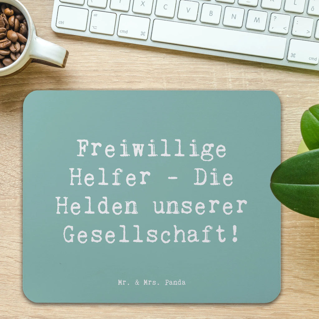 Mauspad Spruch Freiwilliger Held Mausunterlage, Mauspad, Mousepad, PC Zubehör, Mauspad Büro, Einzigartiges Mauspad, Arbeitszimmer, Computer zubehör, Büroausstattung, Designer Mauspad