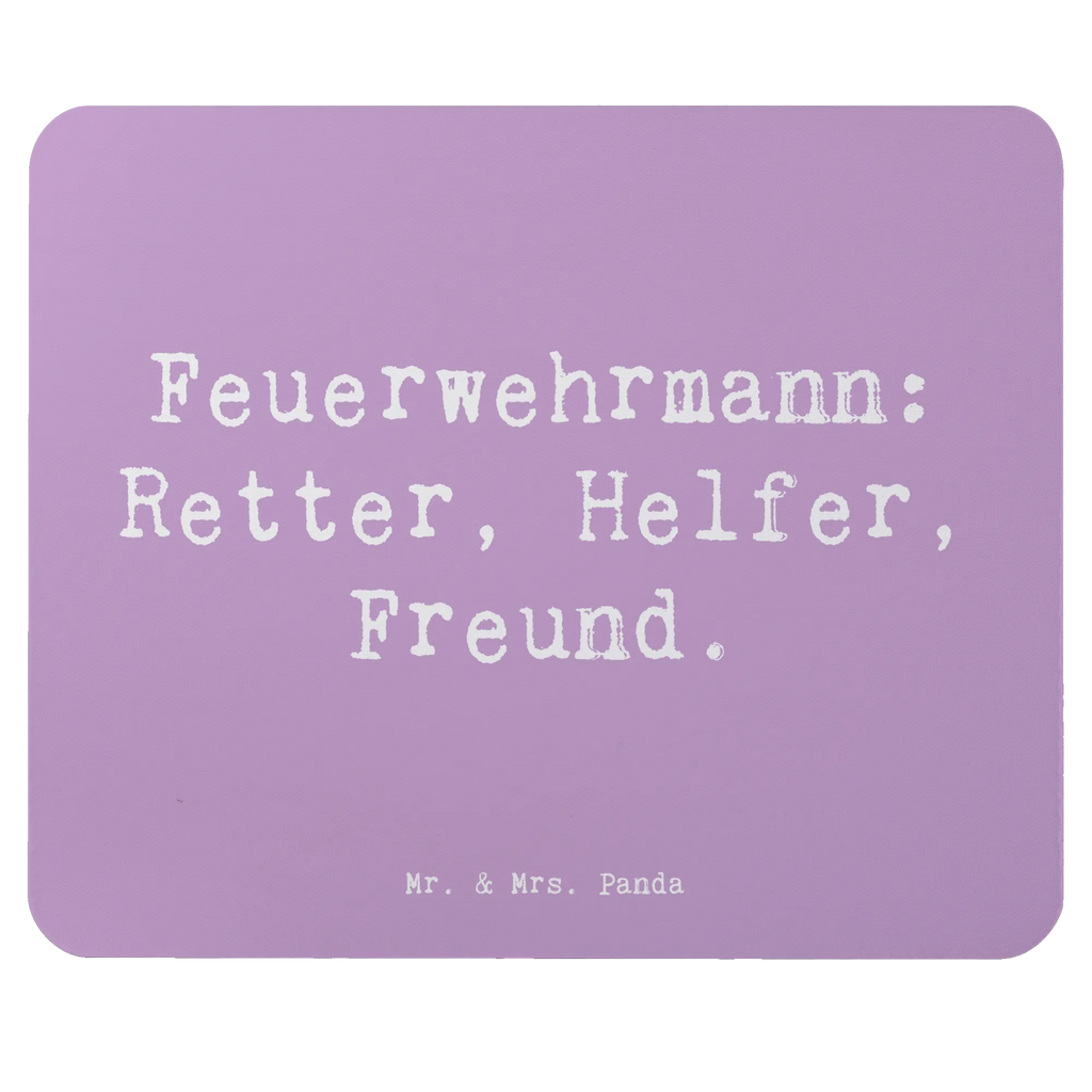 Mouse mat Saying Feuerwehrmann: Retter, Helfer, Freund. Computer zubehör, Mauspad Büro, Mauspad, Arbeitszimmer, Mausunterlage, Designer Mauspad, PC Zubehör, Büroausstattung, Mousepad, Einzigartiges Mauspad