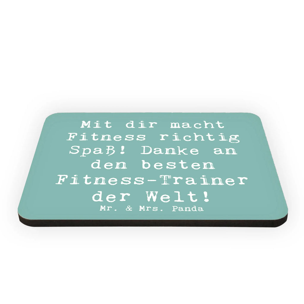 Magnet Saying Mit dir macht Fitness richtig Spaß! Danke an den besten Fitness-Trainer der Welt! Kühlschrankmagnet, Pinnwandmagnet, Souvenir Magnet, Motivmagnete, Dekomagnet, Whiteboard Magnet, Notiz Magnet, Kühlschrank Dekoration