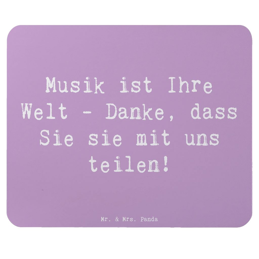 Mouse mat Saying Musik ist Ihre Welt - Danke, dass Sie sie mit uns teilen! Mousepad, Einzigartiges Mauspad, PC Zubehör, Mauspad, Mausunterlage, Computer zubehör, Büroausstattung, Designer Mauspad, Mauspad Büro, Arbeitszimmer