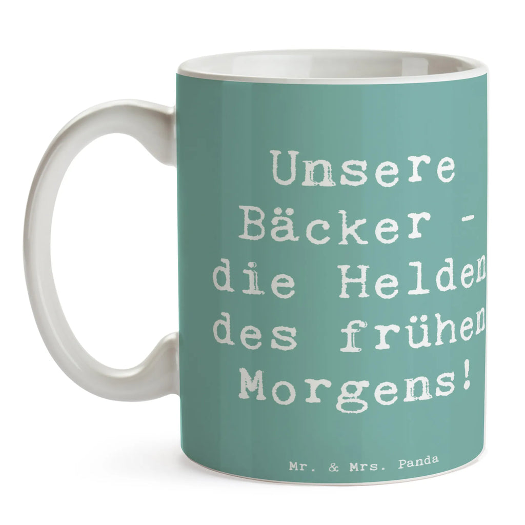 Tasse Spruch Bäcker Helden Tasse, Teetasse, Kaffeetasse, Porzellantasse, Geschenktasse, Bürotasse, Keramiktasse, Tasse mit Zitaten, Tasse mit Motiven