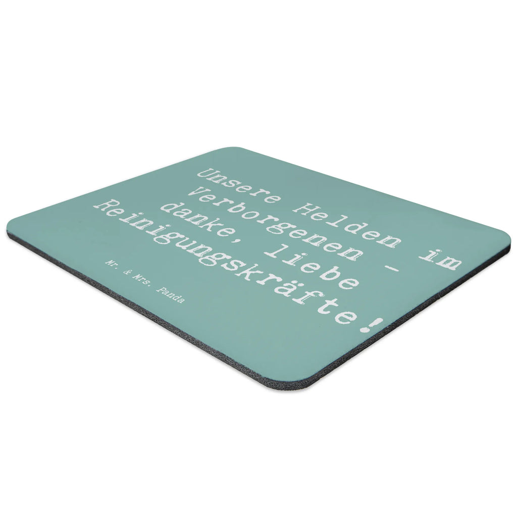 Mouse mat Saying Unsere Helden im Verborgenen - danke, liebe Reinigungskräfte! Mauspad, Mauspad Büro, Büroausstattung, PC Zubehör, Arbeitszimmer, Einzigartiges Mauspad, Computer zubehör, Designer Mauspad, Mausunterlage, Mousepad