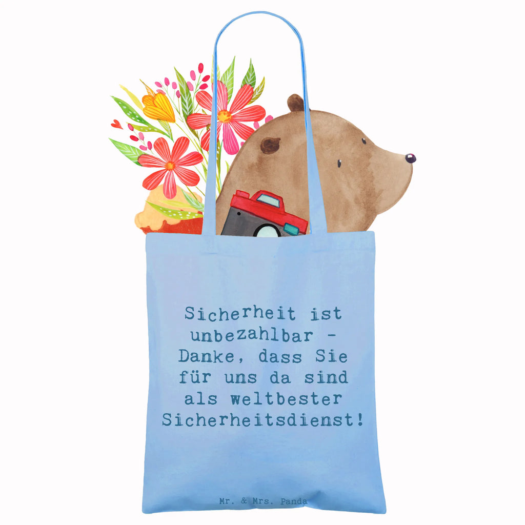 Tragetasche Sicherheit ist unbezahlbar - Danke, dass Sie für uns da sind als weltbester Sicherheitsdienst! Beuteltasche, Beutel, Einkaufstasche, Jutebeutel, Stoffbeutel, Tasche, Shopper, Umhängetasche, Strandtasche, Schultertasche, Stofftasche, Tragetasche, Badetasche, Jutetasche, Einkaufstüte, Laptoptasche