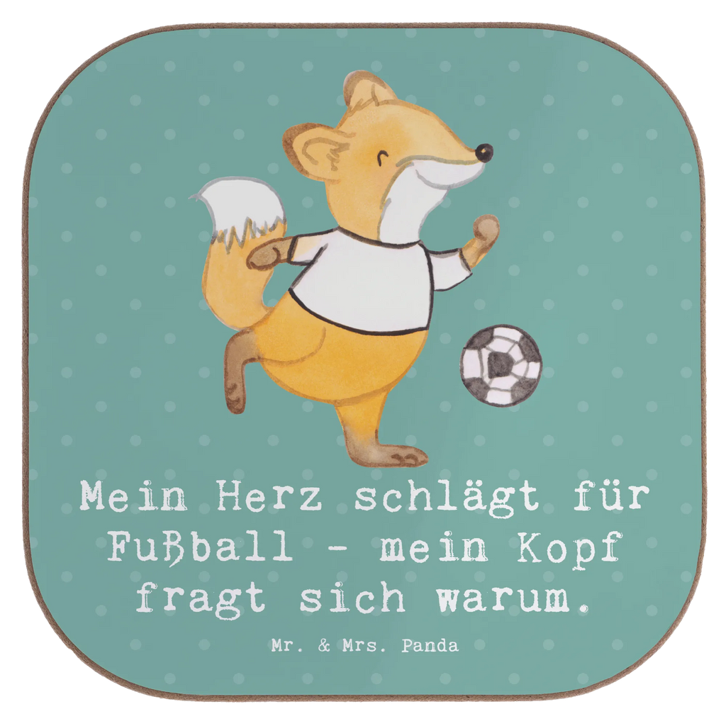 Square coaster Mein Herz schlägt für Fußball - mein Kopf fragt sich warum. Untersetzer Design, Bierdeckel, Glasuntersetzer, Untersetzer, Korkuntersetzer, Getränkeuntersetzer, Tassen Untersetzer, Untersetzer aus Holz, Untersetzer Holz, Untersetzer für Gläser, Holzuntersetzer, Untersetzer Gläser, Geschenk, Sport, Sportart, Hobby, Schenken, Danke, Dankeschön, Auszeichnung, Gewinn, Sportler