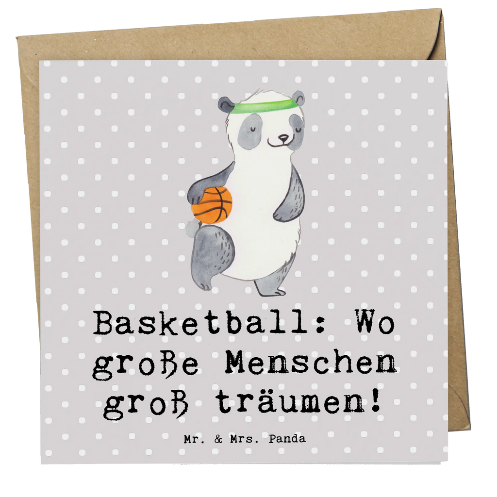 Deluxe Karte Basketball Träume Karte, Hochwertige Grußkarte, Klappkarte, Hochzeitskarte, Hochwertige Klappkarte, Glückwunschkarte, Geburtstagskarte, Einladungskarte, Grußkarte, Geschenk, Sport, Sportart, Hobby, Schenken, Danke, Dankeschön, Auszeichnung, Gewinn, Sportler