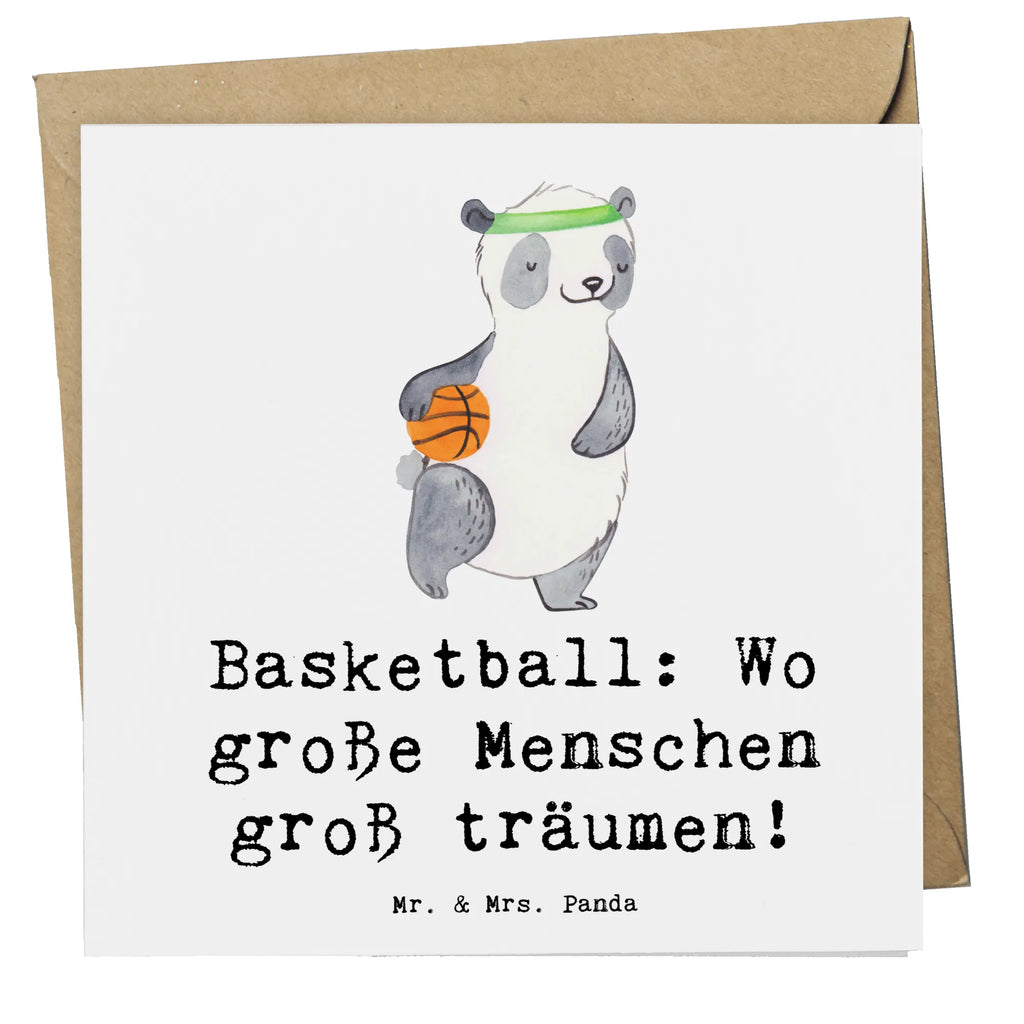 Deluxe Karte Basketball Träume Karte, Hochwertige Grußkarte, Klappkarte, Hochzeitskarte, Hochwertige Klappkarte, Glückwunschkarte, Geburtstagskarte, Einladungskarte, Grußkarte, Geschenk, Sport, Sportart, Hobby, Schenken, Danke, Dankeschön, Auszeichnung, Gewinn, Sportler