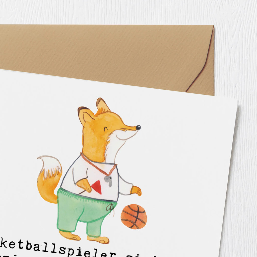 Deluxe Karte Basketball Motivation Klappkarte, Einladungskarte, Grußkarte, Hochwertige Grußkarte, Karte, Hochzeitskarte, Glückwunschkarte, Hochwertige Klappkarte, Geburtstagskarte, Geschenk, Sport, Sportart, Hobby, Schenken, Danke, Dankeschön, Auszeichnung, Gewinn, Sportler