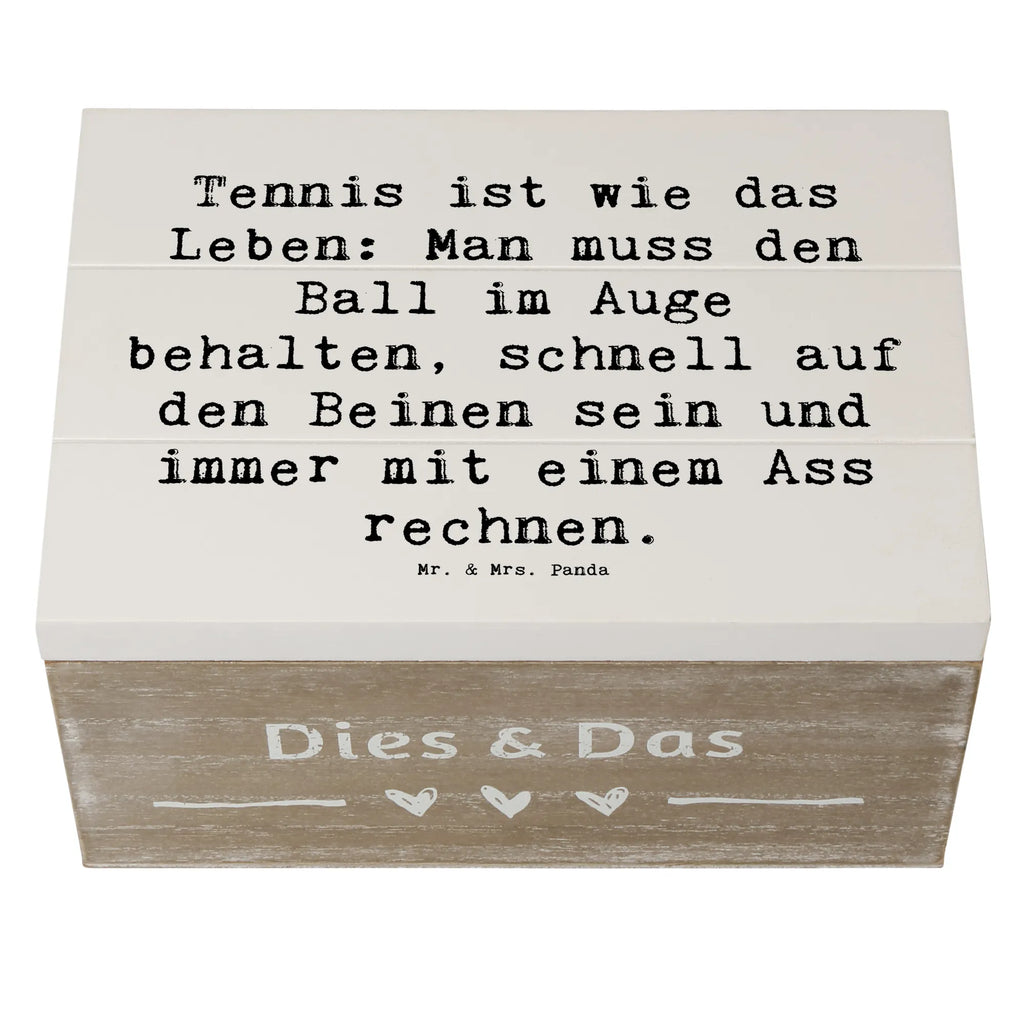 Holzkiste Spruch Tennis Lebensweisheit Schatzkiste, Erinnerungsbox, Holzkiste, Schatulle, Erinnerungskiste, Geschenkdose, Aufbewahrungsbox, Geschenkbox, Kiste, Truhe, Dekokiste, XXL, Geschenk, Sport, Sportart, Hobby, Schenken, Danke, Dankeschön, Auszeichnung, Gewinn, Sportler