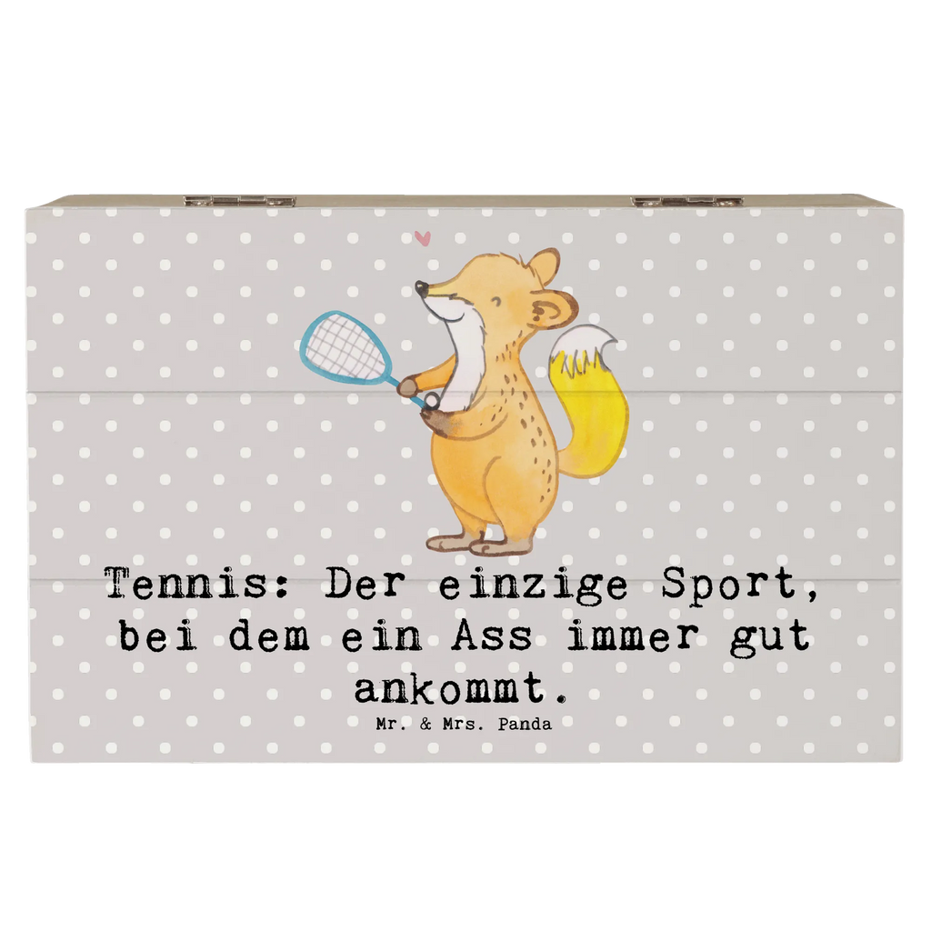 Holzkiste Tennis Ass Schatzkiste, Schatulle, Erinnerungskiste, Holzkiste, Erinnerungsbox, Dekokiste, XXL, Truhe, Geschenkdose, Kiste, Geschenkbox, Aufbewahrungsbox, Geschenk, Sport, Sportart, Hobby, Schenken, Danke, Dankeschön, Auszeichnung, Gewinn, Sportler