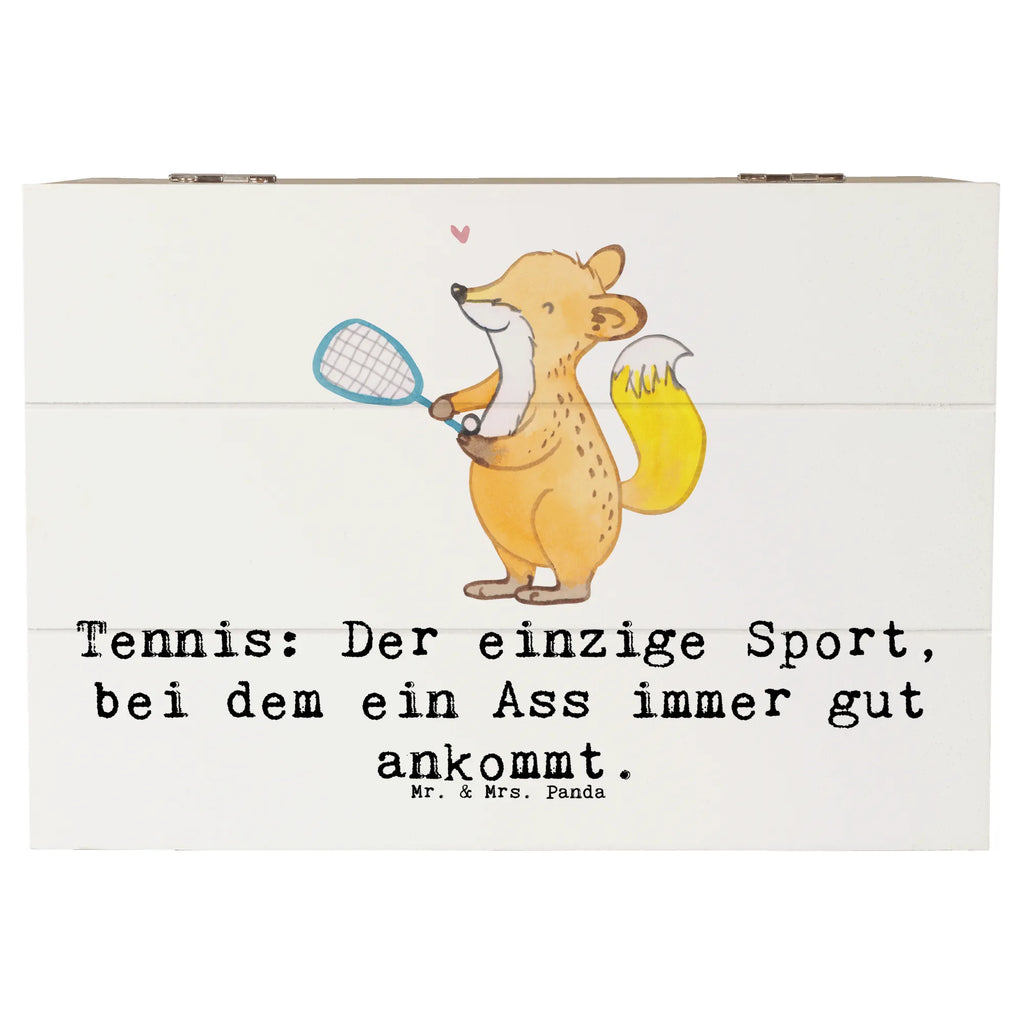 Holzkiste Tennis Ass Schatzkiste, Schatulle, Erinnerungskiste, Holzkiste, Erinnerungsbox, Dekokiste, XXL, Truhe, Geschenkdose, Kiste, Geschenkbox, Aufbewahrungsbox, Geschenk, Sport, Sportart, Hobby, Schenken, Danke, Dankeschön, Auszeichnung, Gewinn, Sportler