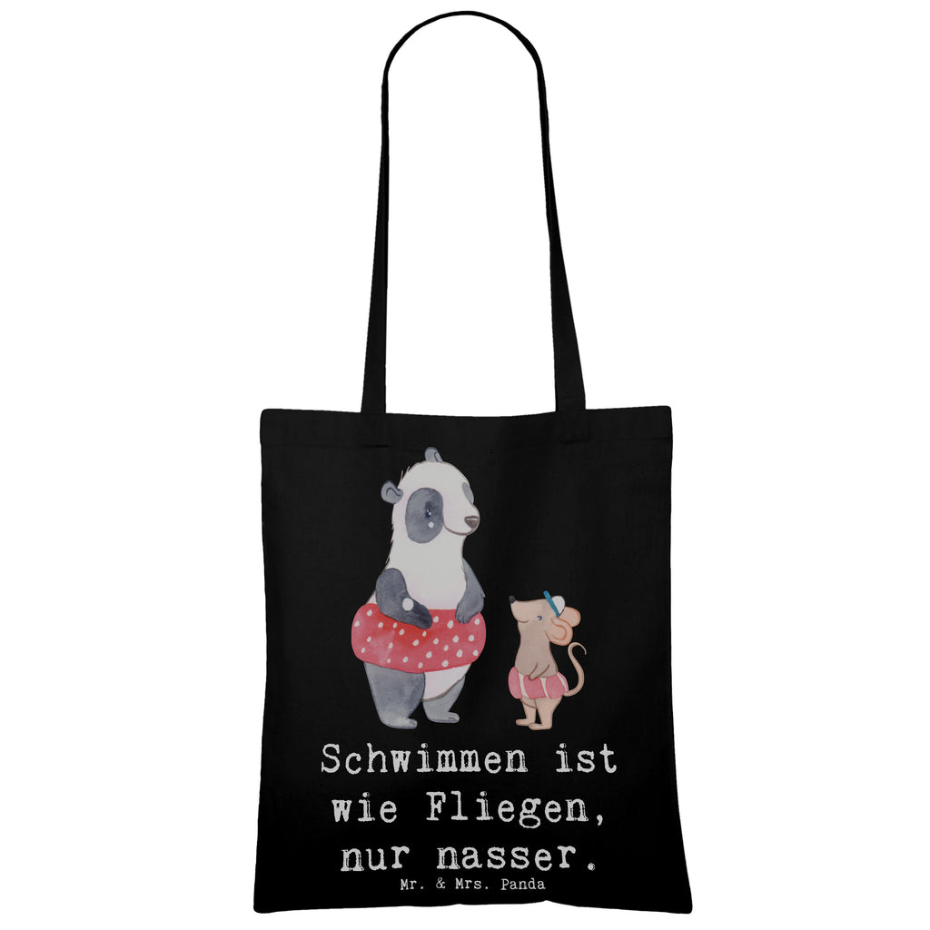 Tote bag Schwimmen ist wie Fliegen, nur nasser. Strandtasche, Shopper, Stoffbeutel, Schultertasche, Beutel, Umhängetasche, Jutetasche, Einkaufstüte, Beuteltasche, Laptoptasche, Badetasche, Einkaufstasche, Tragetasche, Jutebeutel, Stofftasche, Tasche, Geschenk, Sport, Sportart, Hobby, Schenken, Danke, Dankeschön, Auszeichnung, Gewinn, Sportler