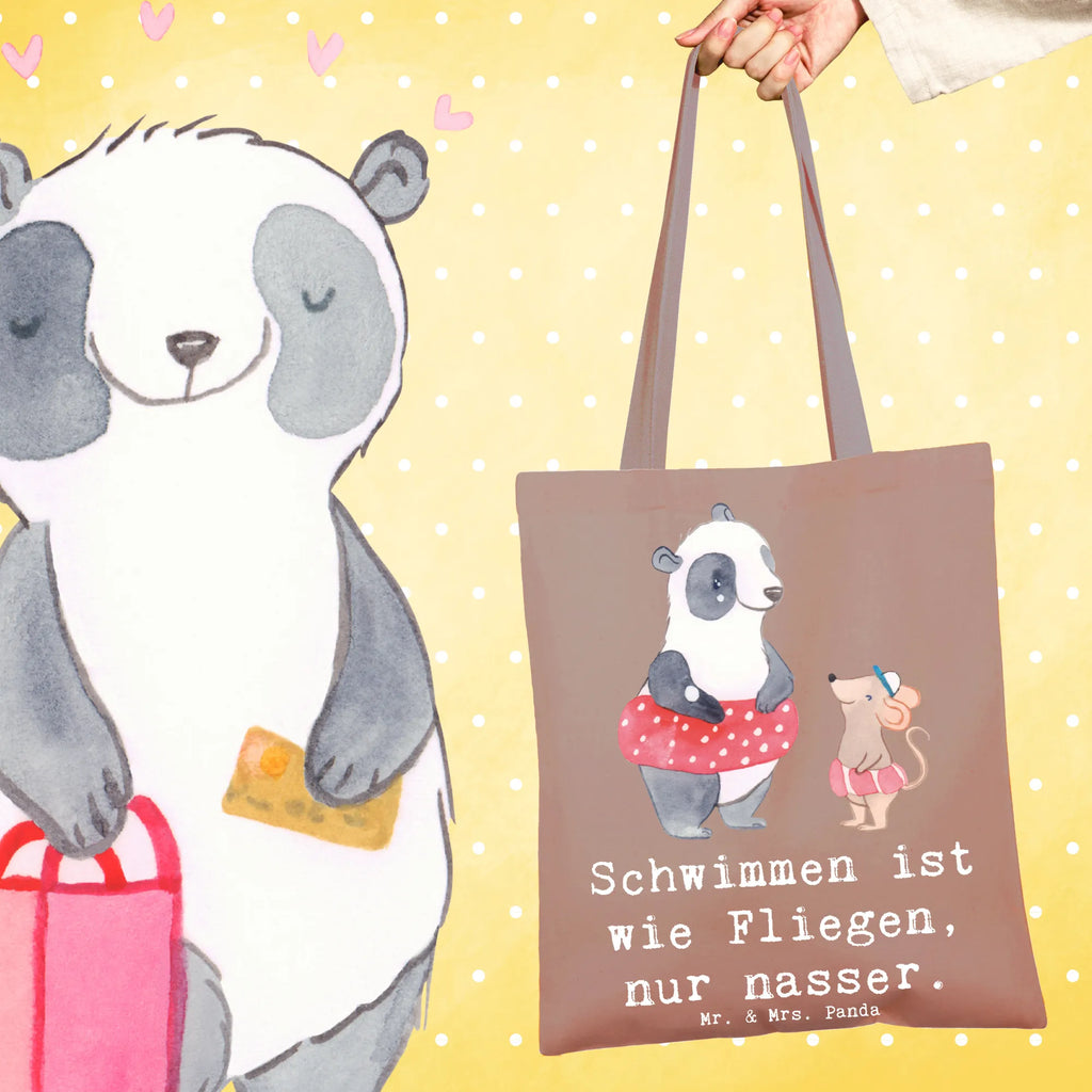 Tote bag Schwimmen ist wie Fliegen, nur nasser. Strandtasche, Shopper, Stoffbeutel, Schultertasche, Beutel, Umhängetasche, Jutetasche, Einkaufstüte, Beuteltasche, Laptoptasche, Badetasche, Einkaufstasche, Tragetasche, Jutebeutel, Stofftasche, Tasche, Geschenk, Sport, Sportart, Hobby, Schenken, Danke, Dankeschön, Auszeichnung, Gewinn, Sportler