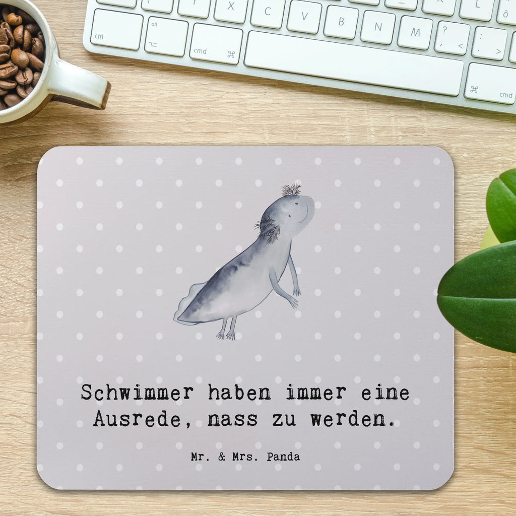 Mouse mat Schwimmer haben immer eine Ausrede, nass zu werden. Mauspad, Designer Mauspad, PC Zubehör, Computer zubehör, Mausunterlage, Einzigartiges Mauspad, Büroausstattung, Arbeitszimmer, Mousepad, Mauspad Büro, Geschenk, Sport, Sportart, Hobby, Schenken, Danke, Dankeschön, Auszeichnung, Gewinn, Sportler