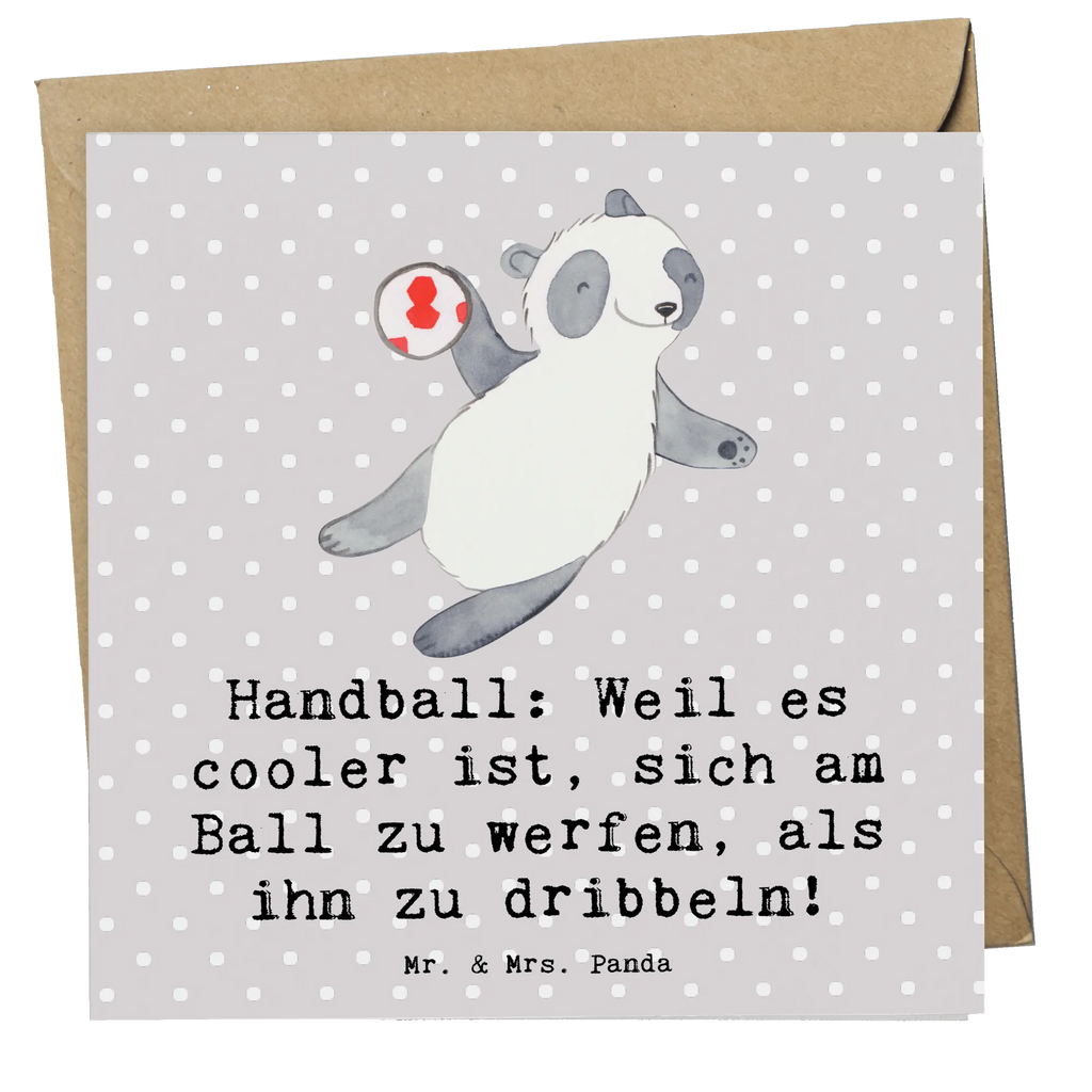 Deluxe Card Handball: Weil es cooler ist, sich am Ball zu werfen, als ihn zu dribbeln! Karte, Grußkarte, Hochwertige Klappkarte, Geburtstagskarte, Hochwertige Grußkarte, Hochzeitskarte, Einladungskarte, Klappkarte, Glückwunschkarte, Geschenk, Sport, Sportart, Hobby, Schenken, Danke, Dankeschön, Auszeichnung, Gewinn, Sportler