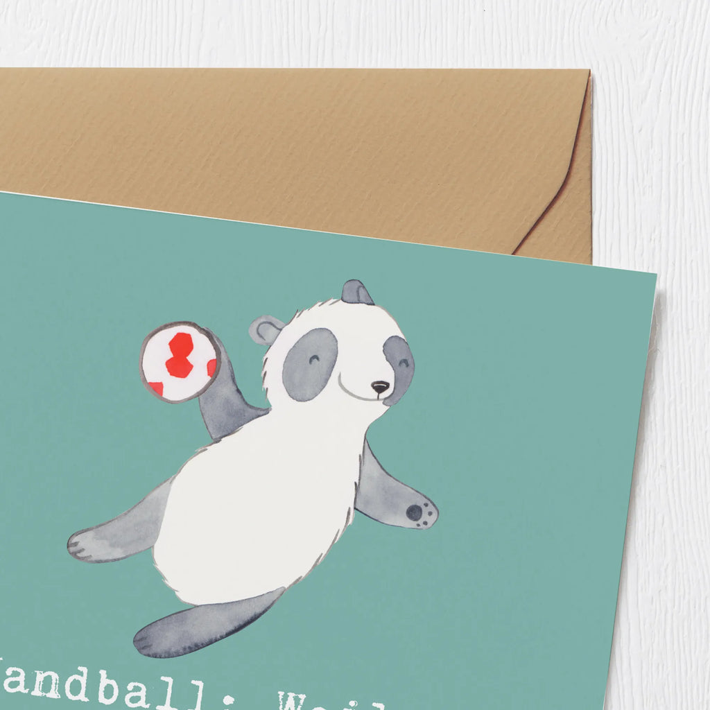 Deluxe Card Handball: Weil es cooler ist, sich am Ball zu werfen, als ihn zu dribbeln! Karte, Grußkarte, Hochwertige Klappkarte, Geburtstagskarte, Hochwertige Grußkarte, Hochzeitskarte, Einladungskarte, Klappkarte, Glückwunschkarte, Geschenk, Sport, Sportart, Hobby, Schenken, Danke, Dankeschön, Auszeichnung, Gewinn, Sportler