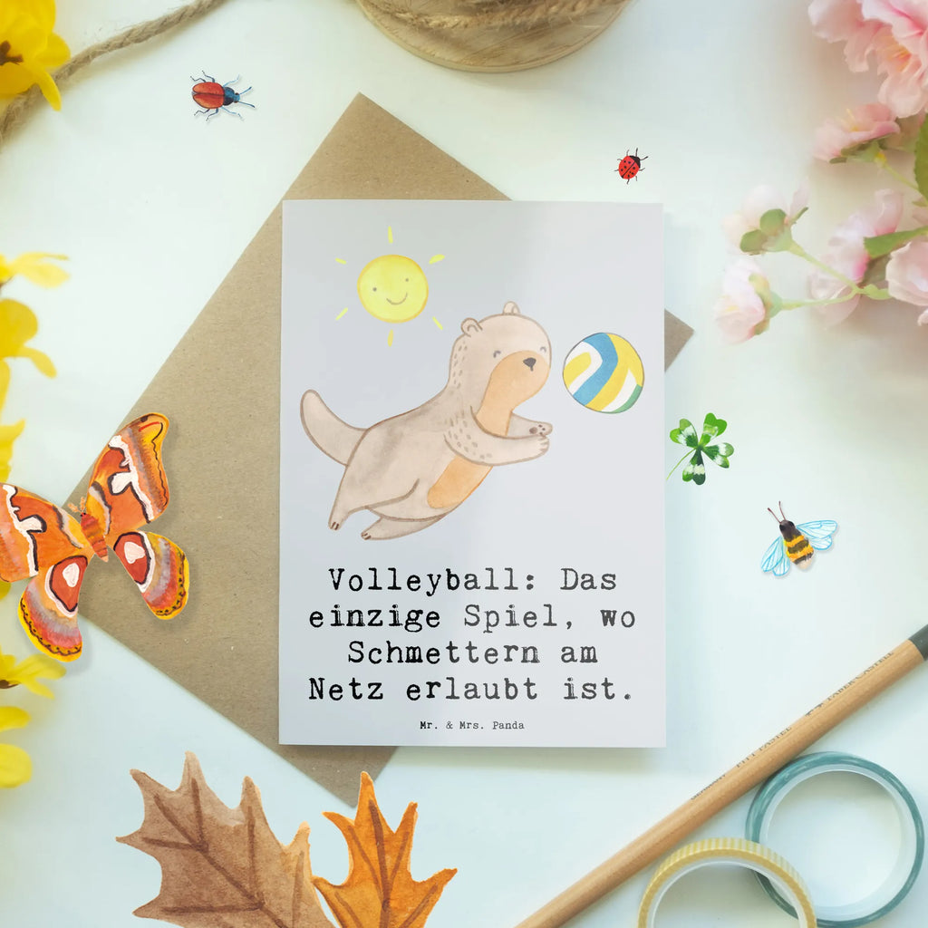 Grußkarte Volleyball Schmettern Ansichtskarten, Grußkarte, Einladungskarte, Klappkarte, Hochzeitskarte, Glückwunschkarte, Karte, Geburtstagskarte, Geschenk, Sport, Sportart, Hobby, Schenken, Danke, Dankeschön, Auszeichnung, Gewinn, Sportler