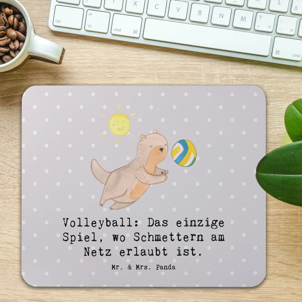 Mouse mat Volleyball: Das einzige Spiel, wo Schmettern am Netz erlaubt ist. Arbeitszimmer, Mousepad, Mausunterlage, Mauspad Büro, PC Zubehör, Computer zubehör, Mauspad, Designer Mauspad, Büroausstattung, Einzigartiges Mauspad, Geschenk, Sport, Sportart, Hobby, Schenken, Danke, Dankeschön, Auszeichnung, Gewinn, Sportler