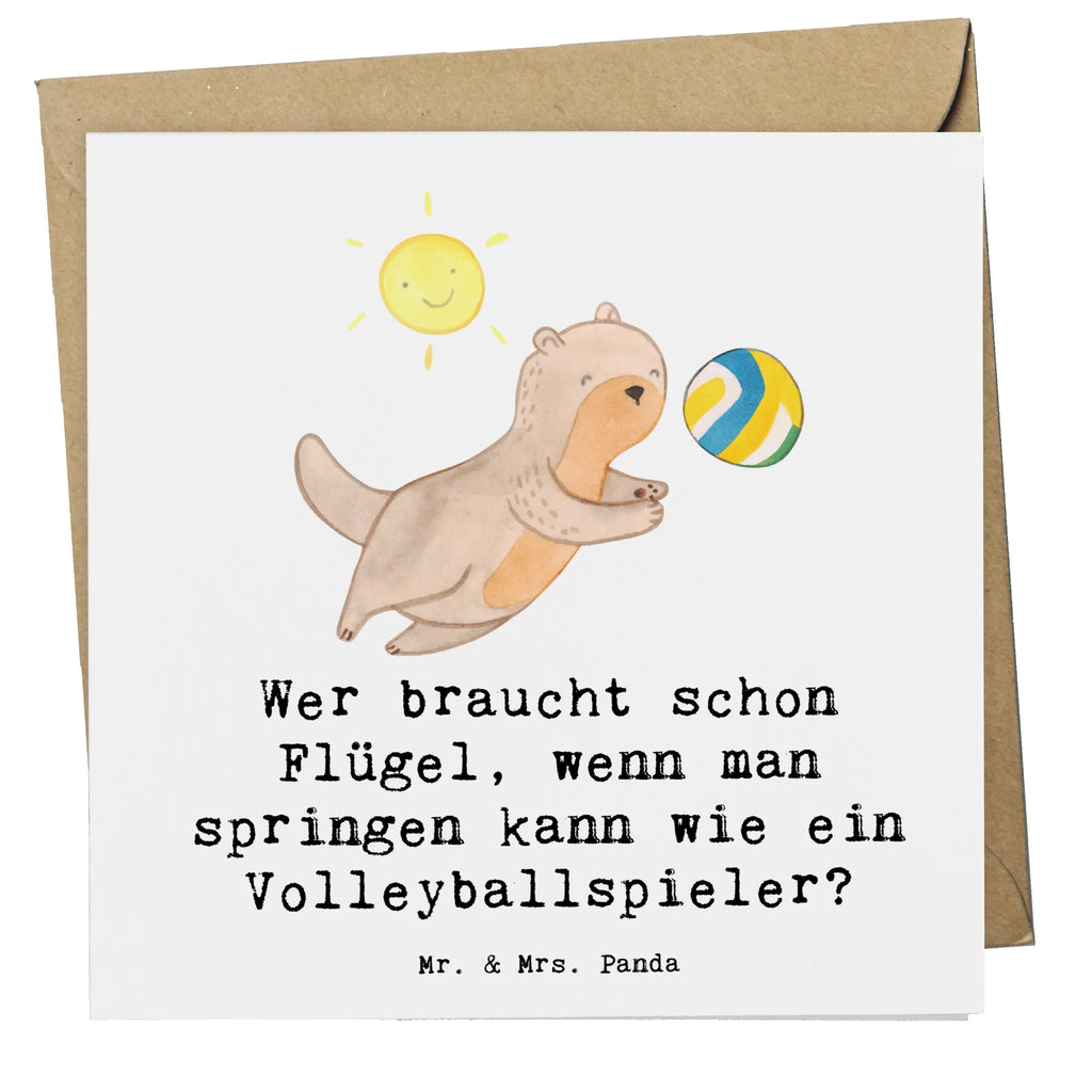 Deluxe Karte Volleyball Sprung Karte, Grußkarte, Klappkarte, Einladungskarte, Glückwunschkarte, Hochzeitskarte, Geburtstagskarte, Hochwertige Grußkarte, Hochwertige Klappkarte, Geschenk, Sport, Sportart, Hobby, Schenken, Danke, Dankeschön, Auszeichnung, Gewinn, Sportler