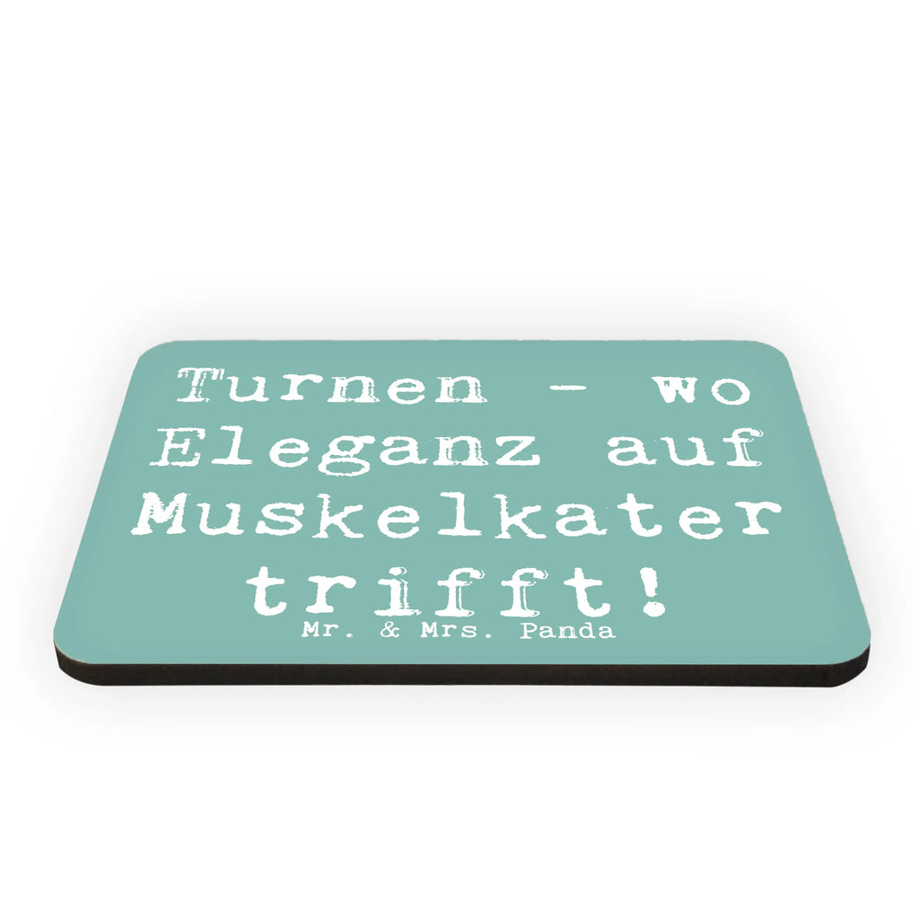 Magnet Saying Turnen - wo Eleganz auf Muskelkater trifft! Pinnwandmagnet, Motivmagnete, Kühlschrank Dekoration, Dekomagnet, Kühlschrankmagnet, Notiz Magnet, Whiteboard Magnet, Souvenir Magnet, Geschenk, Sport, Sportart, Hobby, Schenken, Danke, Dankeschön, Auszeichnung, Gewinn, Sportler