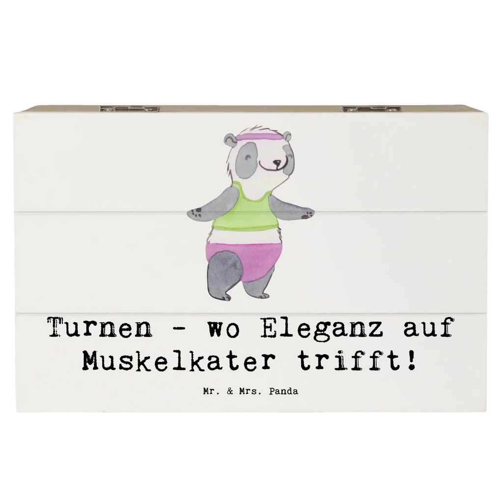 Wooden chest Turnen - wo Eleganz auf Muskelkater trifft! Geschenkdose, Holzkiste, Aufbewahrungsbox, Schatulle, Erinnerungsbox, XXL, Dekokiste, Kiste, Erinnerungskiste, Truhe, Schatzkiste, Geschenkbox, Geschenk, Sport, Sportart, Hobby, Schenken, Danke, Dankeschön, Auszeichnung, Gewinn, Sportler