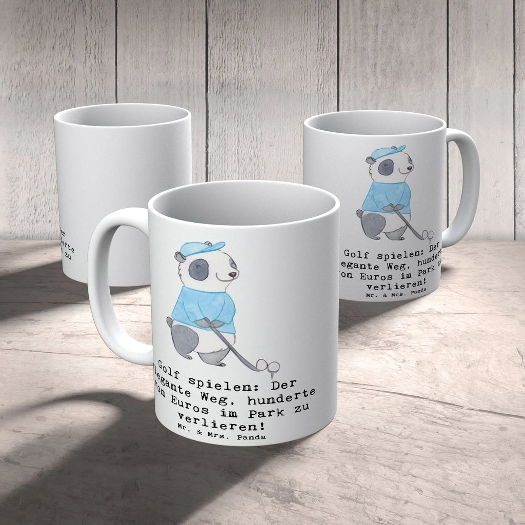 Tasse Golf Eleganz Bürotasse, Tasse mit Zitaten, Tasse mit Motiven, Keramiktasse, Teetasse, Kaffeetasse, Porzellantasse, Tasse, Geschenktasse, Geschenk, Sport, Sportart, Hobby, Schenken, Danke, Dankeschön, Auszeichnung, Gewinn, Sportler