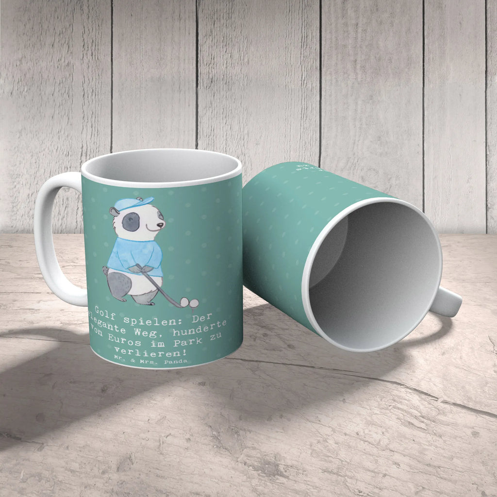Tasse Golf Eleganz Bürotasse, Tasse mit Zitaten, Tasse mit Motiven, Keramiktasse, Teetasse, Kaffeetasse, Porzellantasse, Tasse, Geschenktasse, Geschenk, Sport, Sportart, Hobby, Schenken, Danke, Dankeschön, Auszeichnung, Gewinn, Sportler