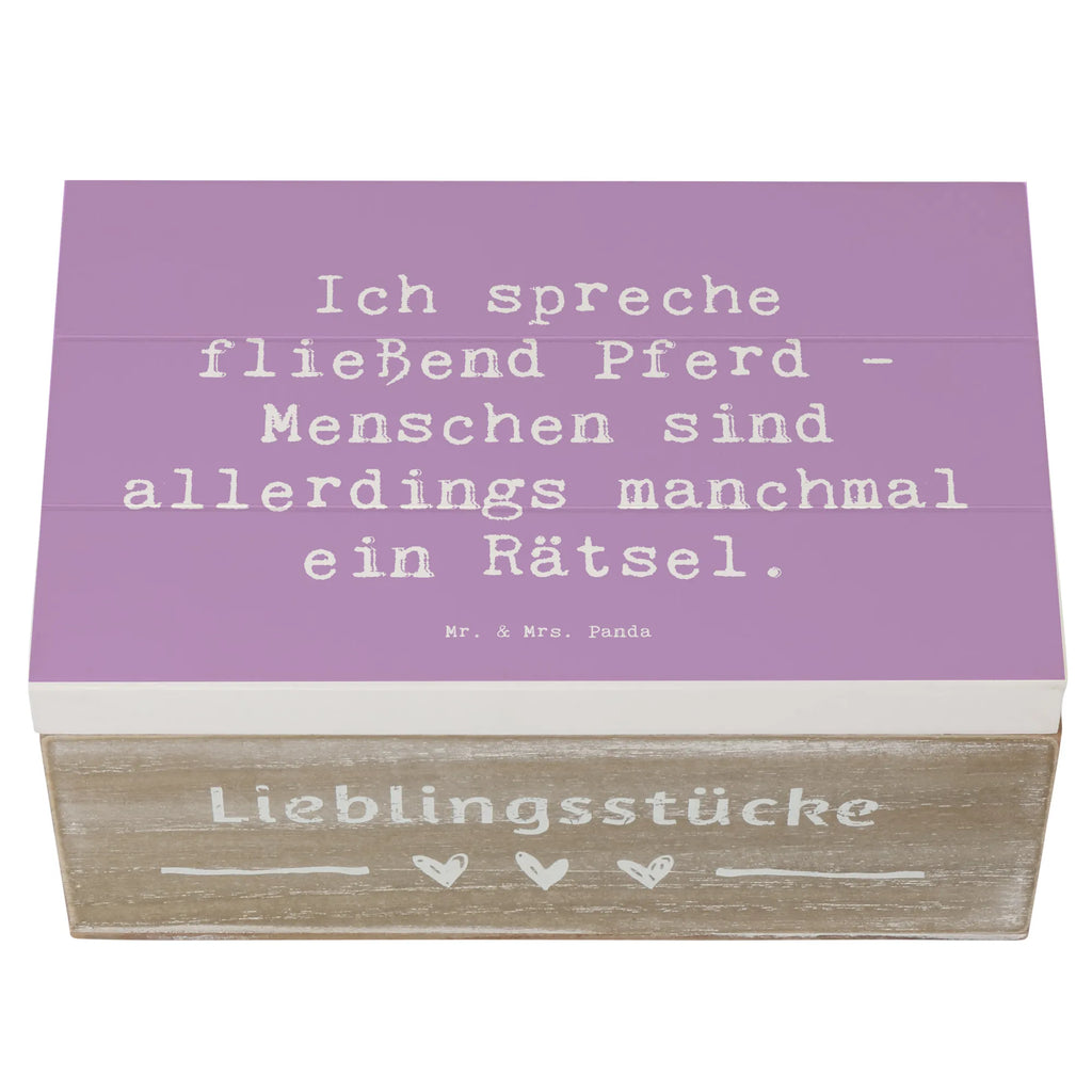 Holzkiste Spruch Reiten und Rätsel Kiste, Holzkiste, Aufbewahrungsbox, Geschenkbox, Truhe, XXL, Erinnerungsbox, Erinnerungskiste, Geschenkdose, Dekokiste, Schatulle, Schatzkiste, Geschenk, Sport, Sportart, Hobby, Schenken, Danke, Dankeschön, Auszeichnung, Gewinn, Sportler