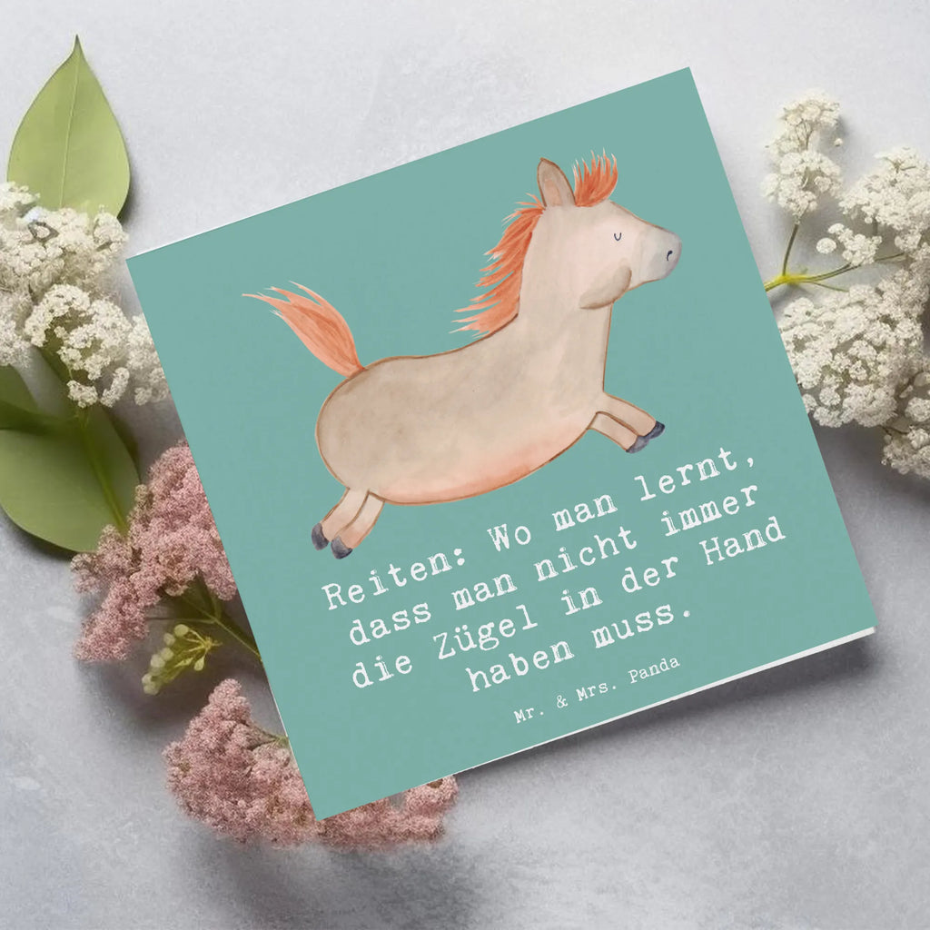 Deluxe Karte Reiten Freiheit Hochzeitskarte, Grußkarte, Geburtstagskarte, Klappkarte, Glückwunschkarte, Karte, Hochwertige Klappkarte, Einladungskarte, Hochwertige Grußkarte, Geschenk, Sport, Sportart, Hobby, Schenken, Danke, Dankeschön, Auszeichnung, Gewinn, Sportler