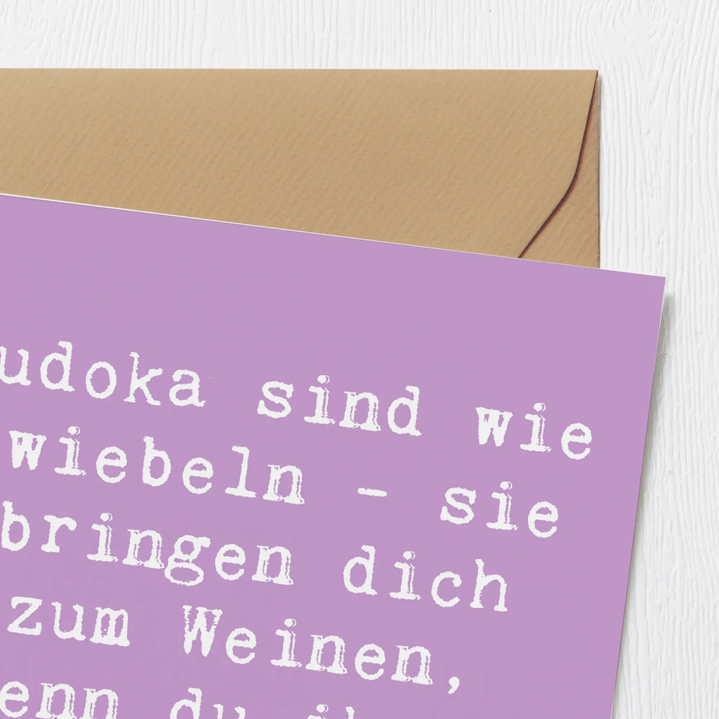 Deluxe Card Saying Judoka sind wie Zwiebeln - sie bringen dich zum Weinen, wenn du ihnen zu nahe kommst. Klappkarte, Einladungskarte, Karte, Hochwertige Grußkarte, Glückwunschkarte, Hochwertige Klappkarte, Hochzeitskarte, Geburtstagskarte, Grußkarte, Geschenk, Sport, Sportart, Hobby, Schenken, Danke, Dankeschön, Auszeichnung, Gewinn, Sportler