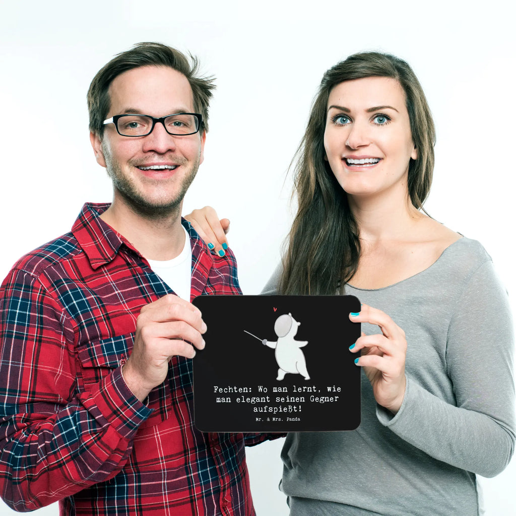 Mouse mat Fechten: Wo man lernt, wie man elegant seinen Gegner aufspießt! Büroausstattung, Computer zubehör, Einzigartiges Mauspad, Mauspad, PC Zubehör, Mausunterlage, Arbeitszimmer, Mousepad, Designer Mauspad, Mauspad Büro, Geschenk, Sport, Sportart, Hobby, Schenken, Danke, Dankeschön, Auszeichnung, Gewinn, Sportler