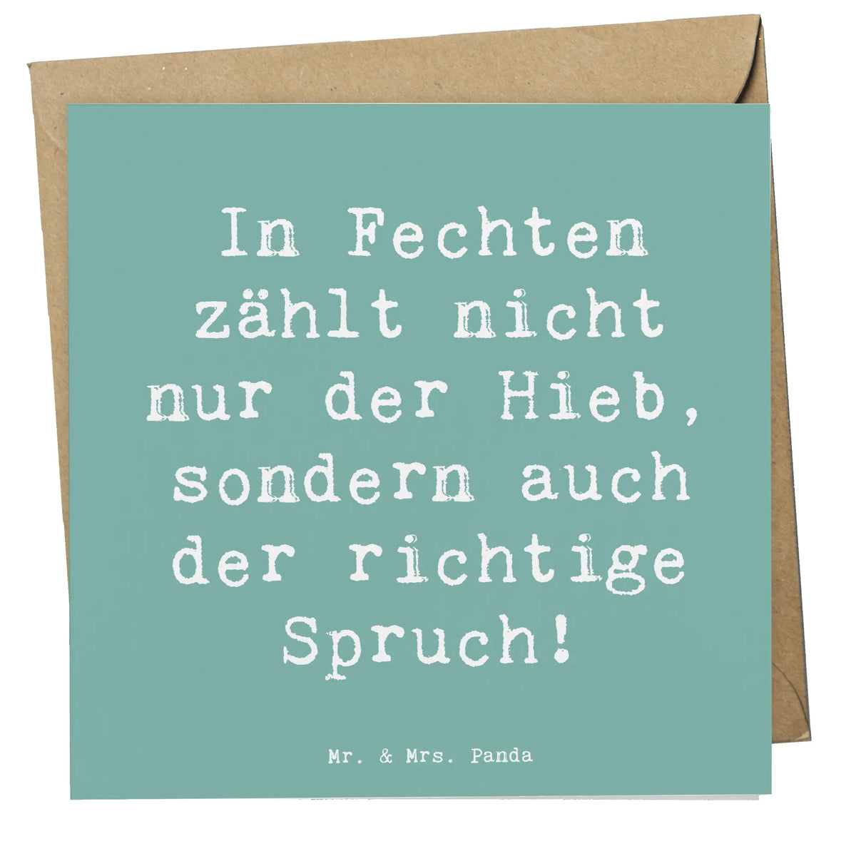 Deluxe Karte Spruch Fechten Spruch Glückwunschkarte, Klappkarte, anlasskarte, doppelkarte, Grußkarte, faltkarte, Geschenk, Sportler, Schenken, Gewinn, Auszeichnung, Dankeschön, Danke, Hobby, Sportart, Sport