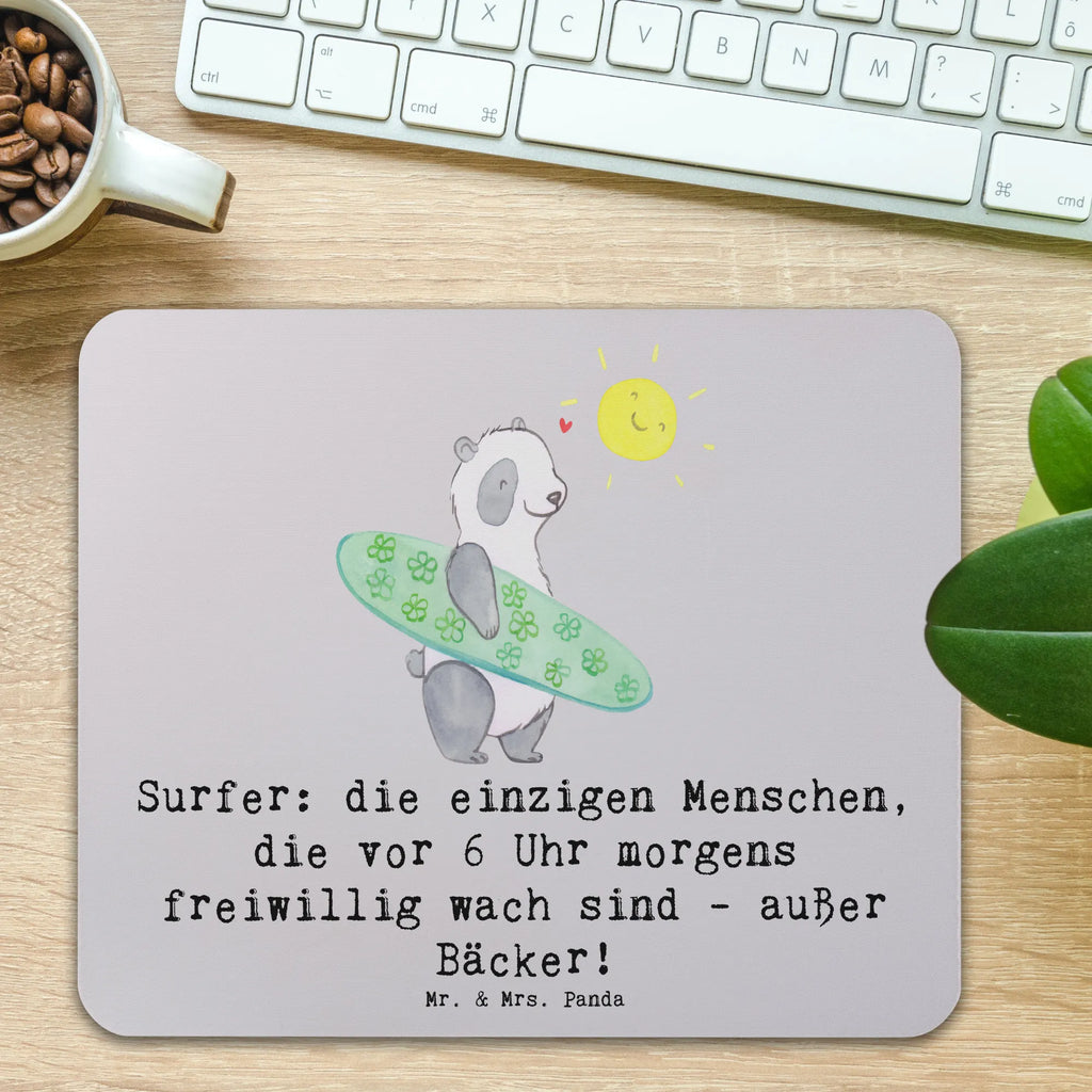 Mauspad Surfen Frühaufsteher Mauspad, Mousepad, Einzigartiges Mauspad, Designer Mauspad, Mausunterlage, Computer zubehör, Büroausstattung, Arbeitszimmer, PC Zubehör, Mauspad Büro, Geschenk, Sport, Sportart, Hobby, Schenken, Danke, Dankeschön, Auszeichnung, Gewinn, Sportler