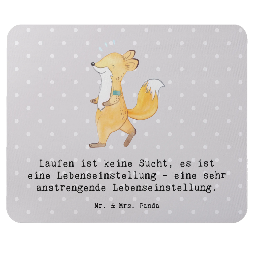 Mouse mat Laufen ist keine Sucht, es ist eine Lebenseinstellung - eine sehr anstrengende Lebenseinstellung. Arbeitszimmer, Büroausstattung, Mauspad Büro, Mauspad, Mousepad, Designer Mauspad, Computer zubehör, PC Zubehör, Einzigartiges Mauspad, Mausunterlage, Geschenk, Sport, Sportart, Hobby, Schenken, Danke, Dankeschön, Auszeichnung, Gewinn, Sportler