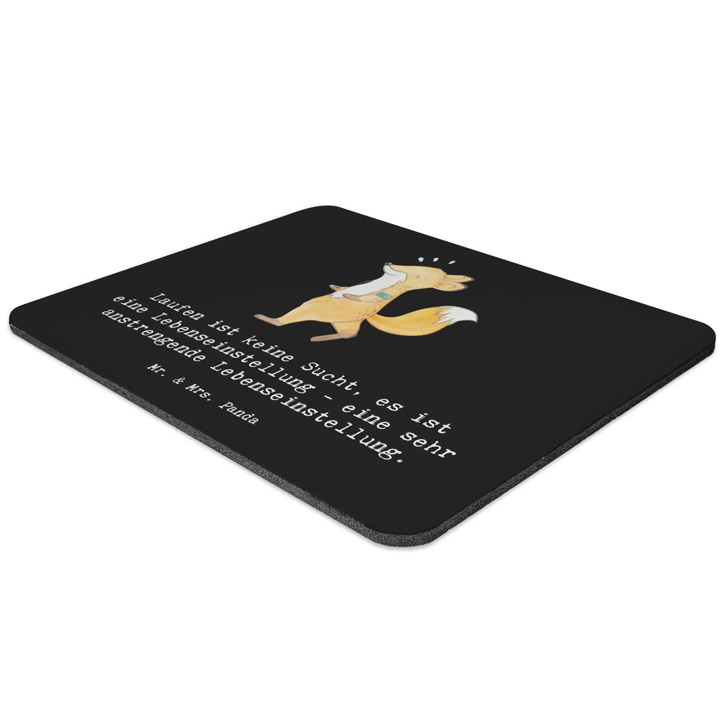 Mouse mat Laufen ist keine Sucht, es ist eine Lebenseinstellung - eine sehr anstrengende Lebenseinstellung. Arbeitszimmer, Büroausstattung, Mauspad Büro, Mauspad, Mousepad, Designer Mauspad, Computer zubehör, PC Zubehör, Einzigartiges Mauspad, Mausunterlage, Geschenk, Sport, Sportart, Hobby, Schenken, Danke, Dankeschön, Auszeichnung, Gewinn, Sportler