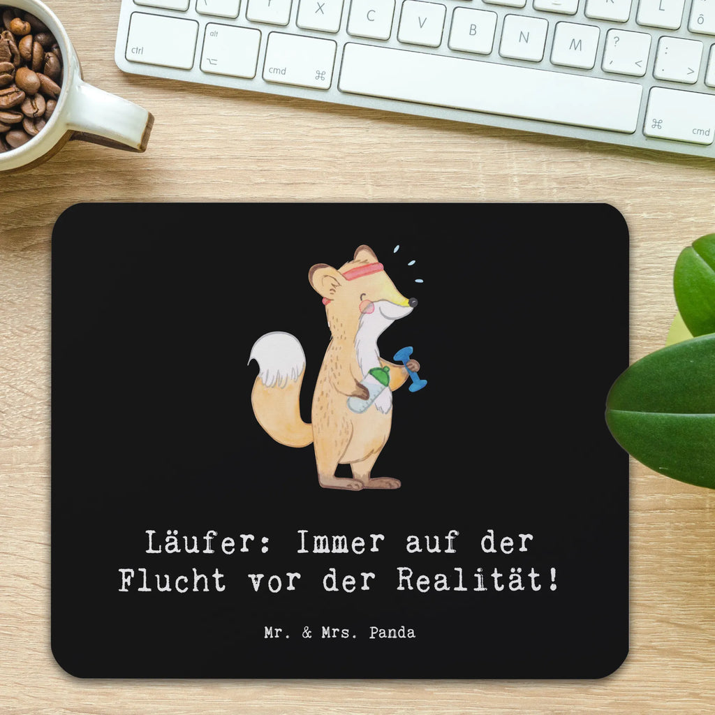 Mouse mat Läufer: Immer auf der Flucht vor der Realität! Büroausstattung, Einzigartiges Mauspad, Designer Mauspad, Computer zubehör, Arbeitszimmer, Mauspad, Mauspad Büro, Mausunterlage, Mousepad, PC Zubehör, Geschenk, Sport, Sportart, Hobby, Schenken, Danke, Dankeschön, Auszeichnung, Gewinn, Sportler
