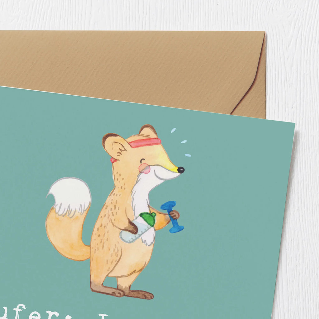 Deluxe Card Läufer: Immer auf der Flucht vor der Realität! Einladungskarte, Glückwunschkarte, Hochwertige Grußkarte, Hochzeitskarte, Grußkarte, Klappkarte, Geburtstagskarte, Hochwertige Klappkarte, Karte, Geschenk, Sport, Sportart, Hobby, Schenken, Danke, Dankeschön, Auszeichnung, Gewinn, Sportler