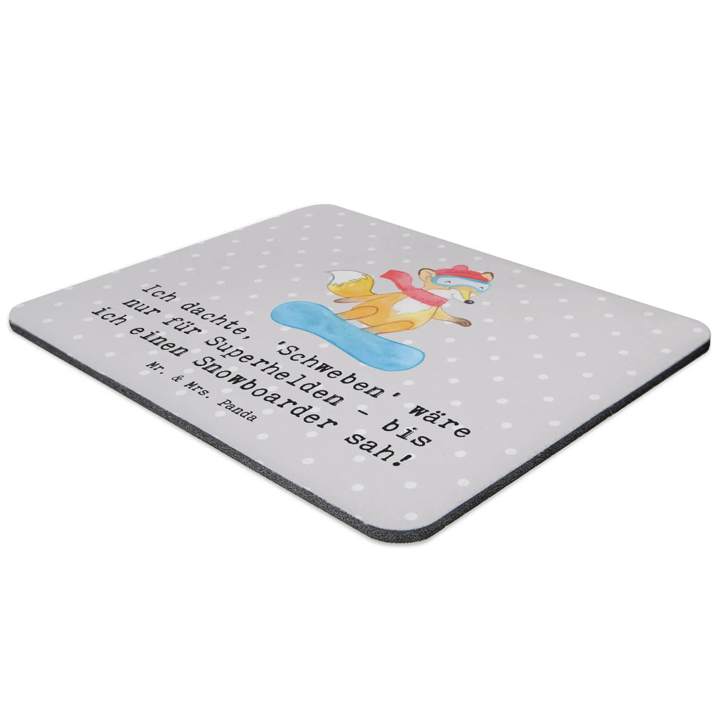 Mouse mat Ich dachte, 'Schweben' wäre nur für Superhelden - bis ich einen Snowboarder sah! Mousepad, Arbeitszimmer, Mauspad, Computer zubehör, Mausunterlage, Mauspad Büro, Einzigartiges Mauspad, PC Zubehör, Designer Mauspad, Büroausstattung, Geschenk, Sport, Sportart, Hobby, Schenken, Danke, Dankeschön, Auszeichnung, Gewinn, Sportler