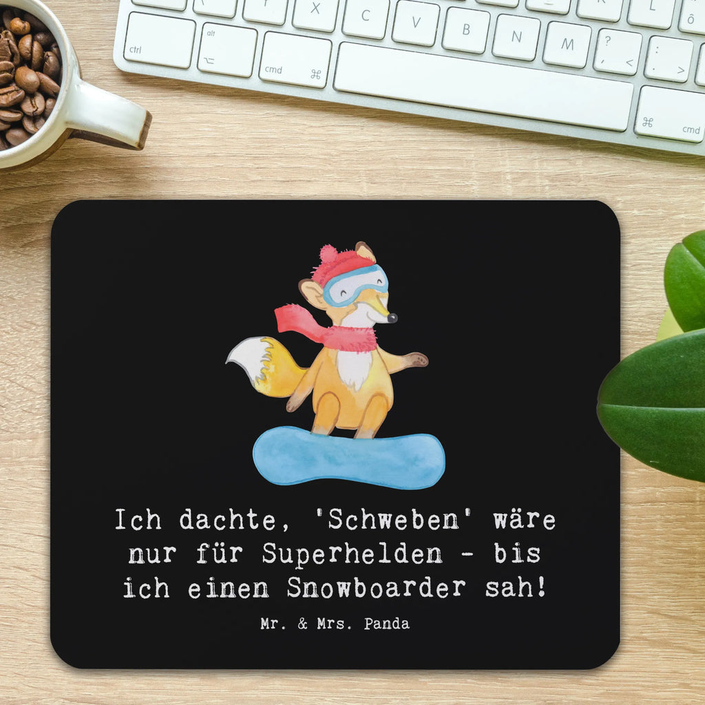 Mouse mat Ich dachte, 'Schweben' wäre nur für Superhelden - bis ich einen Snowboarder sah! Mousepad, Arbeitszimmer, Mauspad, Computer zubehör, Mausunterlage, Mauspad Büro, Einzigartiges Mauspad, PC Zubehör, Designer Mauspad, Büroausstattung, Geschenk, Sport, Sportart, Hobby, Schenken, Danke, Dankeschön, Auszeichnung, Gewinn, Sportler