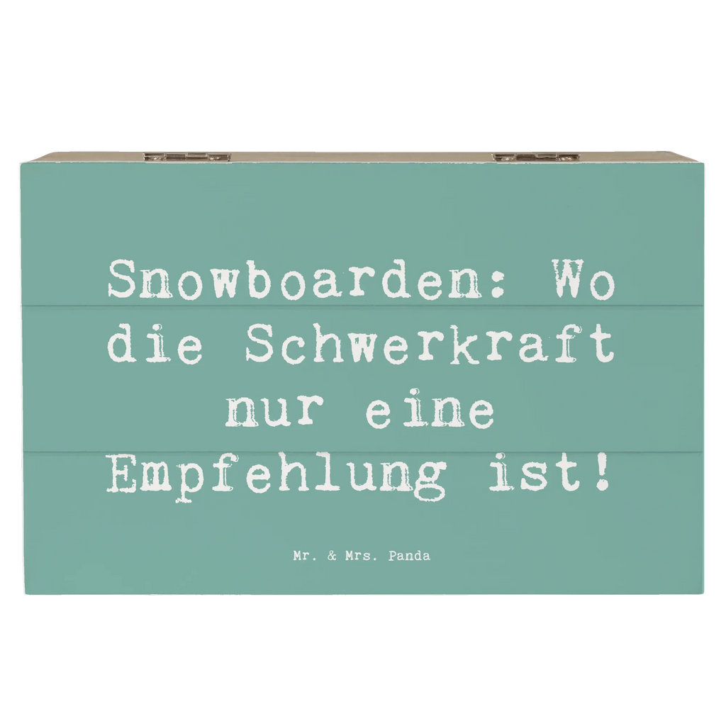 Wooden chest Saying Snowboarden: Wo die Schwerkraft nur eine Empfehlung ist! Geschenkdose, Schatzkiste, Aufbewahrungsbox, Schatulle, XXL, Erinnerungskiste, Dekokiste, Kiste, Truhe, Holzkiste, Erinnerungsbox, Geschenkbox, Geschenk, Sport, Sportart, Hobby, Schenken, Danke, Dankeschön, Auszeichnung, Gewinn, Sportler