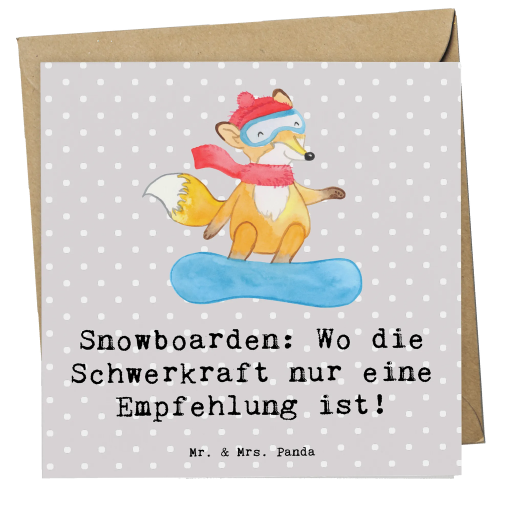 Deluxe Karte Snowboarden: Wo die Schwerkraft nur eine Empfehlung ist! Karte, Hochzeitskarte, Einladungskarte, Klappkarte, Grußkarte, Geburtstagskarte, Hochwertige Grußkarte, Hochwertige Klappkarte, Glückwunschkarte, Geschenk, Sport, Sportart, Hobby, Schenken, Danke, Dankeschön, Auszeichnung, Gewinn, Sportler