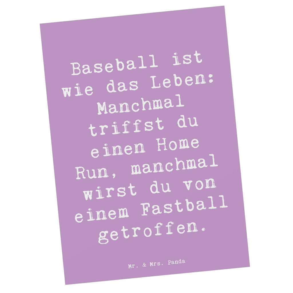 Postkarte Spruch Baseball Leben Grußkarte, Geburtstagskarte, Ansichtskarte, Geschenkkarte, Postkarte, Dankeskarte, Ansichtskarten, Karte, Einladungskarten Geburtstag, Einladungskarte, Einladung Geburtstag, Einladung, Geschenk, Sport, Sportart, Hobby, Schenken, Danke, Dankeschön, Auszeichnung, Gewinn, Sportler
