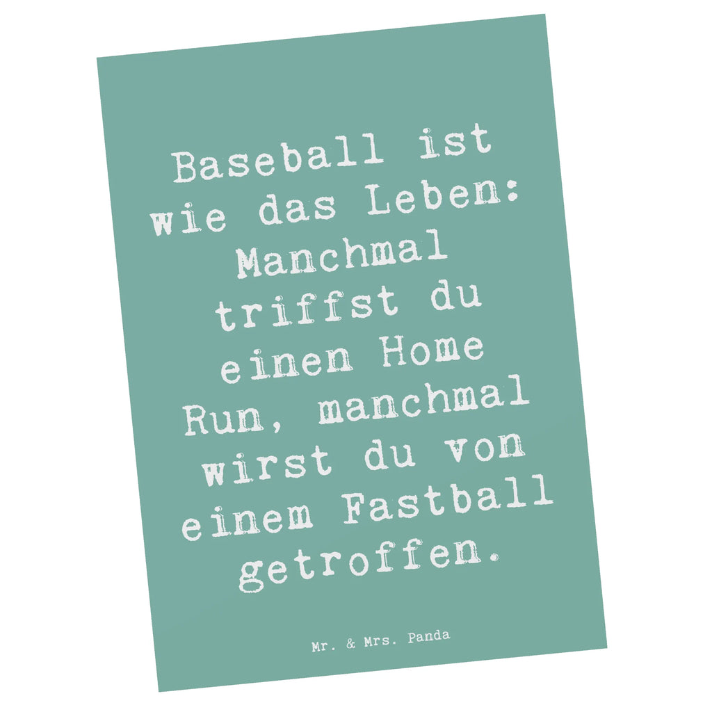 Postkarte Spruch Baseball Leben Grußkarte, Geburtstagskarte, Ansichtskarte, Geschenkkarte, Postkarte, Dankeskarte, Ansichtskarten, Karte, Einladungskarten Geburtstag, Einladungskarte, Einladung Geburtstag, Einladung, Geschenk, Sport, Sportart, Hobby, Schenken, Danke, Dankeschön, Auszeichnung, Gewinn, Sportler