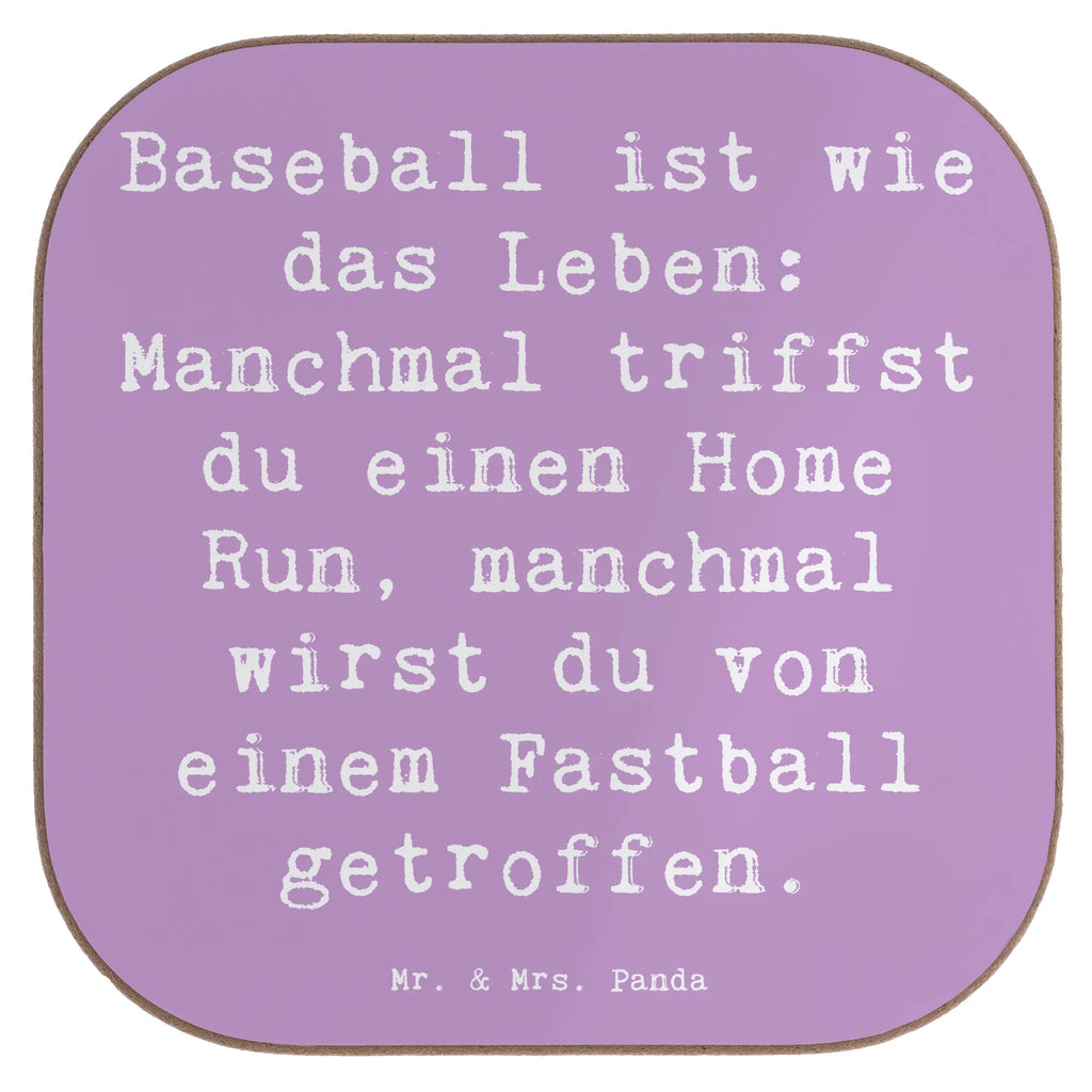Square coaster Saying Baseball ist wie das Leben: Manchmal triffst du einen Home Run, manchmal wirst du von einem Fastball getroffen. Korkuntersetzer, Getränkeuntersetzer, Tassen Untersetzer, Bierdeckel, Untersetzer Holz, Untersetzer für Gläser, Glasuntersetzer, Untersetzer Design, Holzuntersetzer, Untersetzer Gläser, Untersetzer aus Holz, Untersetzer, Geschenk, Sport, Sportart, Hobby, Schenken, Danke, Dankeschön, Auszeichnung, Gewinn, Sportler