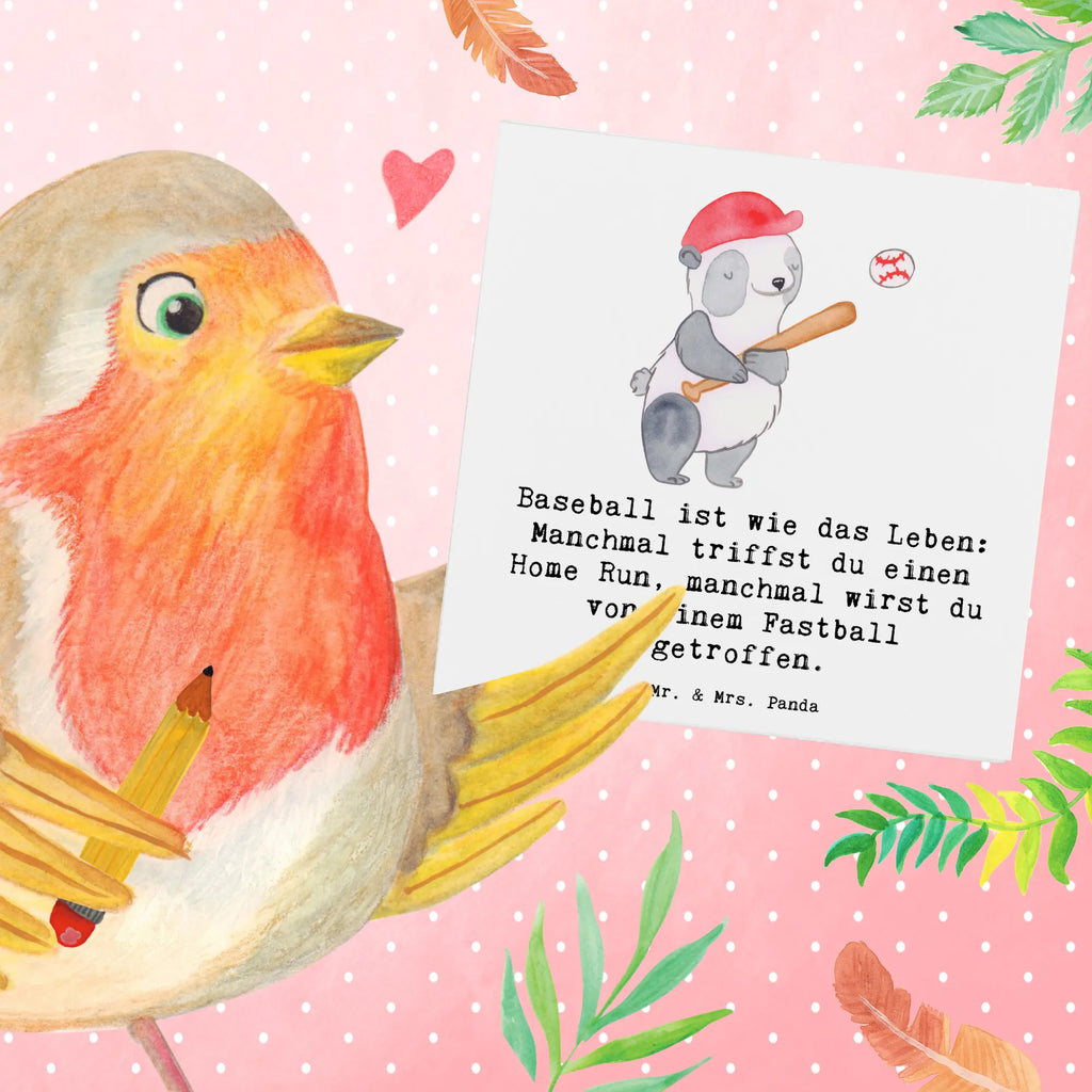 Deluxe Card Baseball ist wie das Leben: Manchmal triffst du einen Home Run, manchmal wirst du von einem Fastball getroffen. Grußkarte, Geburtstagskarte, Karte, Glückwunschkarte, Hochwertige Klappkarte, Hochzeitskarte, Klappkarte, Hochwertige Grußkarte, Einladungskarte, Geschenk, Sport, Sportart, Hobby, Schenken, Danke, Dankeschön, Auszeichnung, Gewinn, Sportler