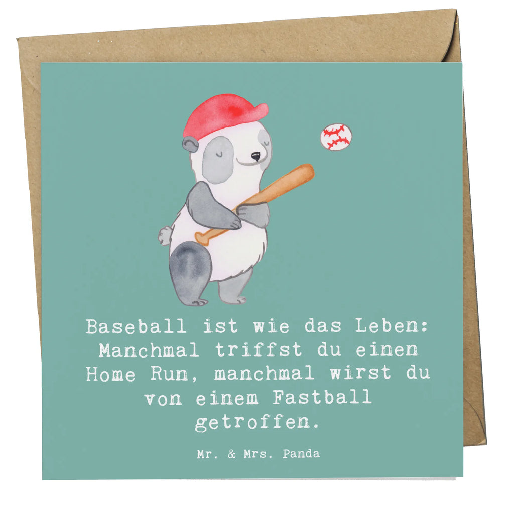 Deluxe Card Baseball ist wie das Leben: Manchmal triffst du einen Home Run, manchmal wirst du von einem Fastball getroffen. Grußkarte, Geburtstagskarte, Karte, Glückwunschkarte, Hochwertige Klappkarte, Hochzeitskarte, Klappkarte, Hochwertige Grußkarte, Einladungskarte, Geschenk, Sport, Sportart, Hobby, Schenken, Danke, Dankeschön, Auszeichnung, Gewinn, Sportler
