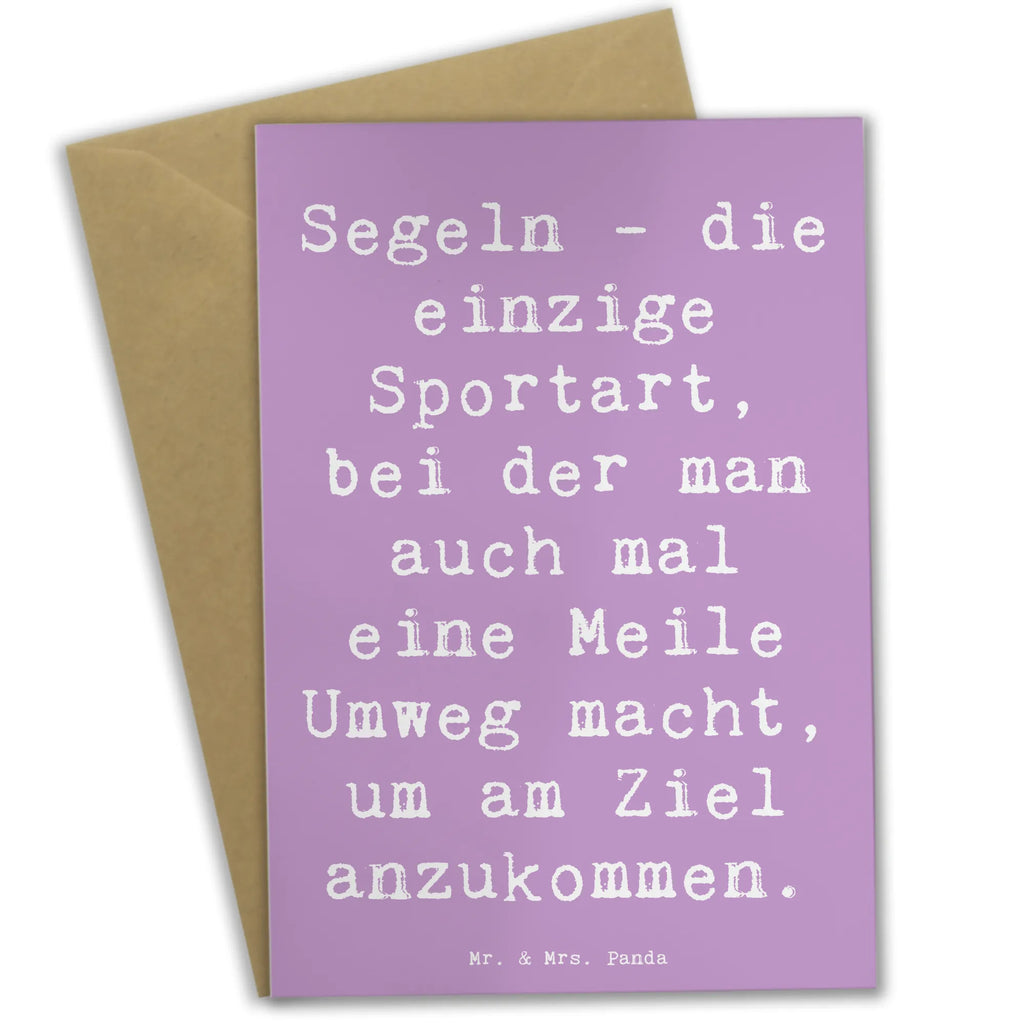 Grußkarte Spruch Segeln Umweg Ansichtskarten, Hochzeitskarte, Glückwunschkarte, Einladungskarte, Geburtstagskarte, Karte, Klappkarte, Grußkarte, Geschenk, Sport, Sportart, Hobby, Schenken, Danke, Dankeschön, Auszeichnung, Gewinn, Sportler