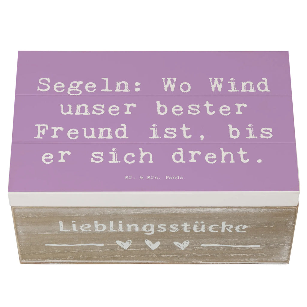 Wooden chest Saying Segeln: Wo Wind unser bester Freund ist, bis er sich dreht. Truhe, Schatulle, Geschenkdose, Aufbewahrungsbox, Dekokiste, Holzkiste, XXL, Erinnerungskiste, Erinnerungsbox, Schatzkiste, Geschenkbox, Kiste, Geschenk, Sport, Sportart, Hobby, Schenken, Danke, Dankeschön, Auszeichnung, Gewinn, Sportler