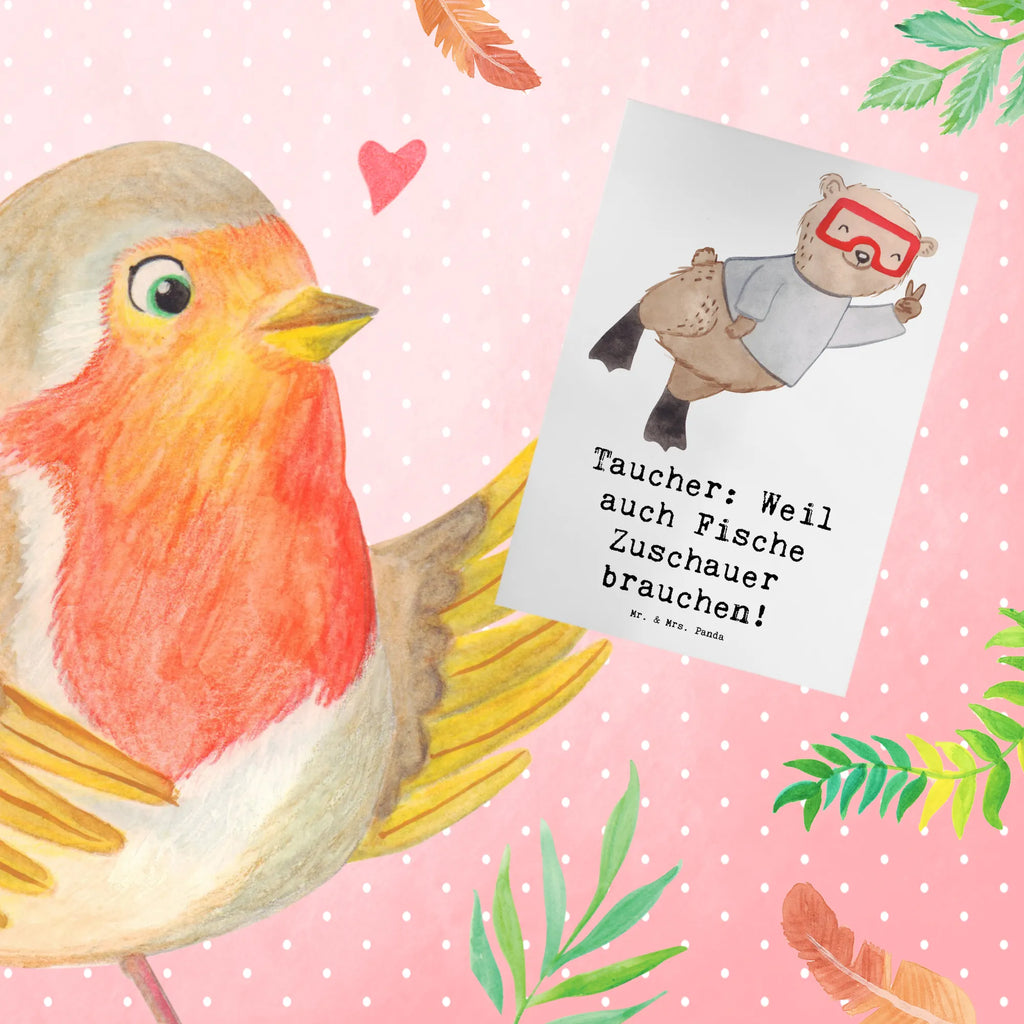 Grußkarte Tauchen Zuschauer Hochzeitskarte, Ansichtskarten, Klappkarte, Grußkarte, Glückwunschkarte, Geburtstagskarte, Einladungskarte, Karte, Geschenk, Sport, Sportart, Hobby, Schenken, Danke, Dankeschön, Auszeichnung, Gewinn, Sportler